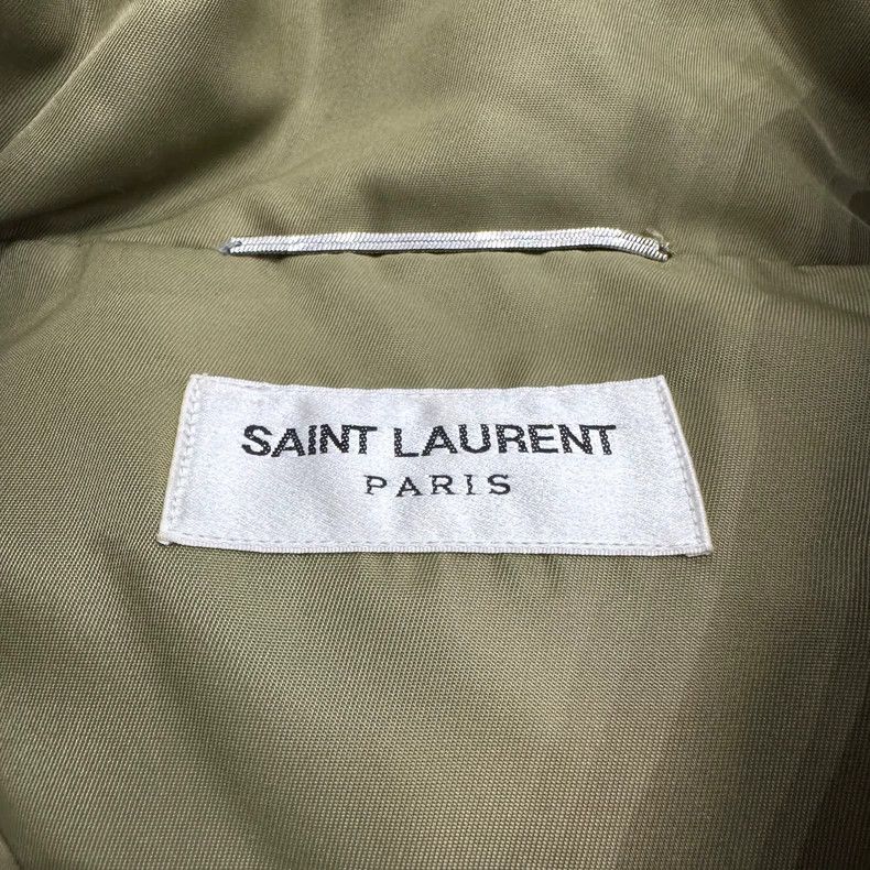 Saint Laurent Paris SLP military green down jacket Size US L / EU 52-54 / 3 - 3 Thumbnail