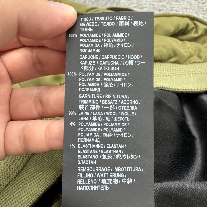 Saint Laurent Paris SLP military green down jacket Size US L / EU 52-54 / 3 - 6 Thumbnail