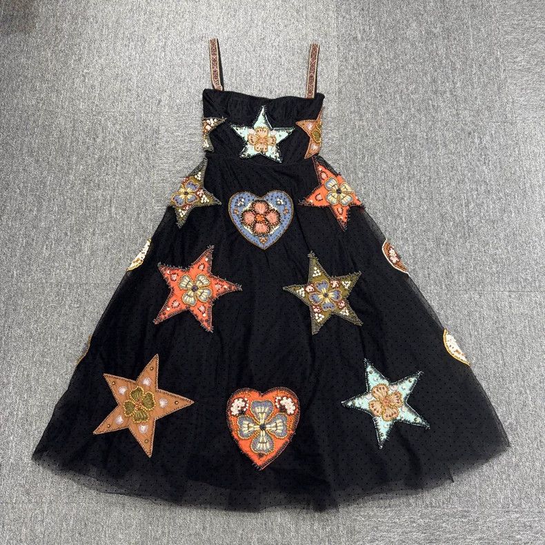 Dior dior show handmade beaded dress Size US 40 / EU 56 - 2 Thumbnail