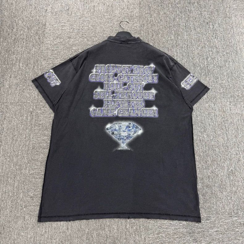 Balenciaga Balenciaga washed graphic short sleeve Size US S / EU 44-46 / 1 - 2 Thumbnail