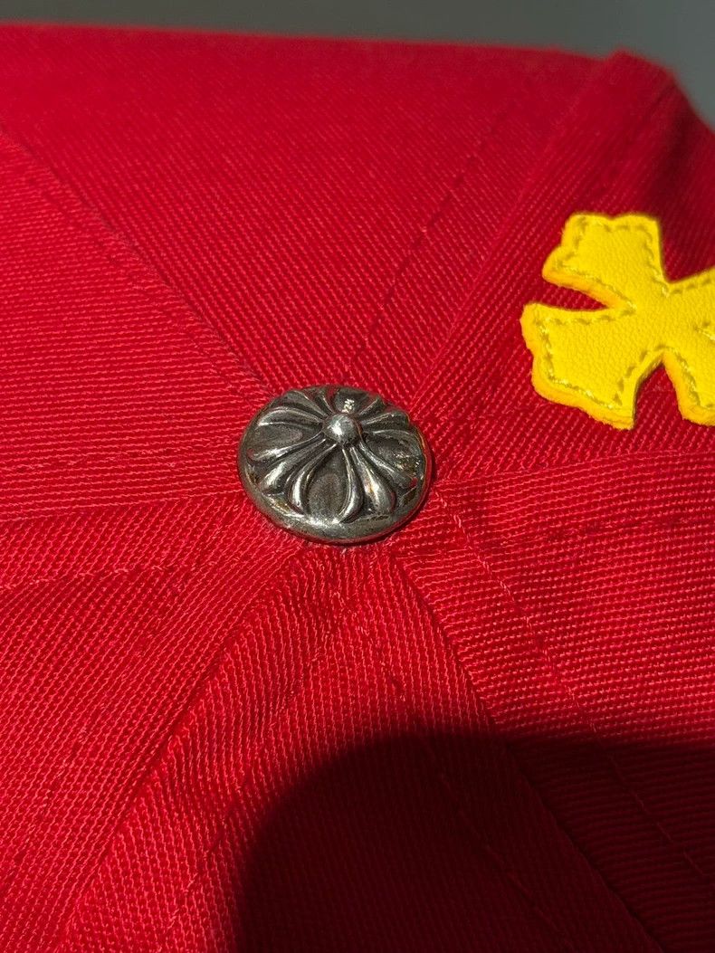 Chrome Hearts chrome hearts red yellow baseball cap Size ONE SIZE - 3 Thumbnail