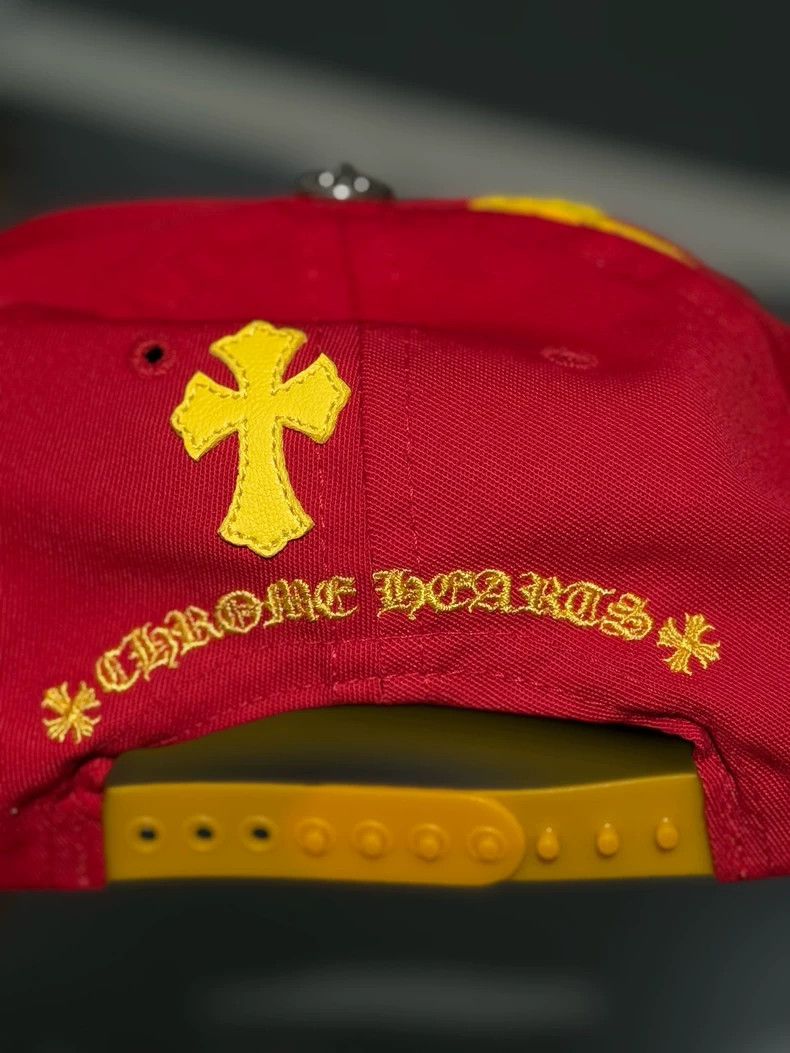 Chrome Hearts chrome hearts red yellow baseball cap Size ONE SIZE - 5 Thumbnail