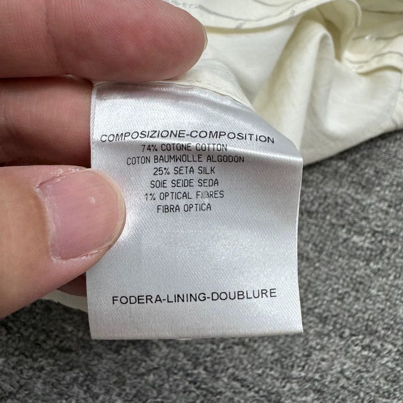 Alexander McQueen alexander mcqueen silver striped jacket Size US L / EU 52-54 / 3 - 7 Thumbnail