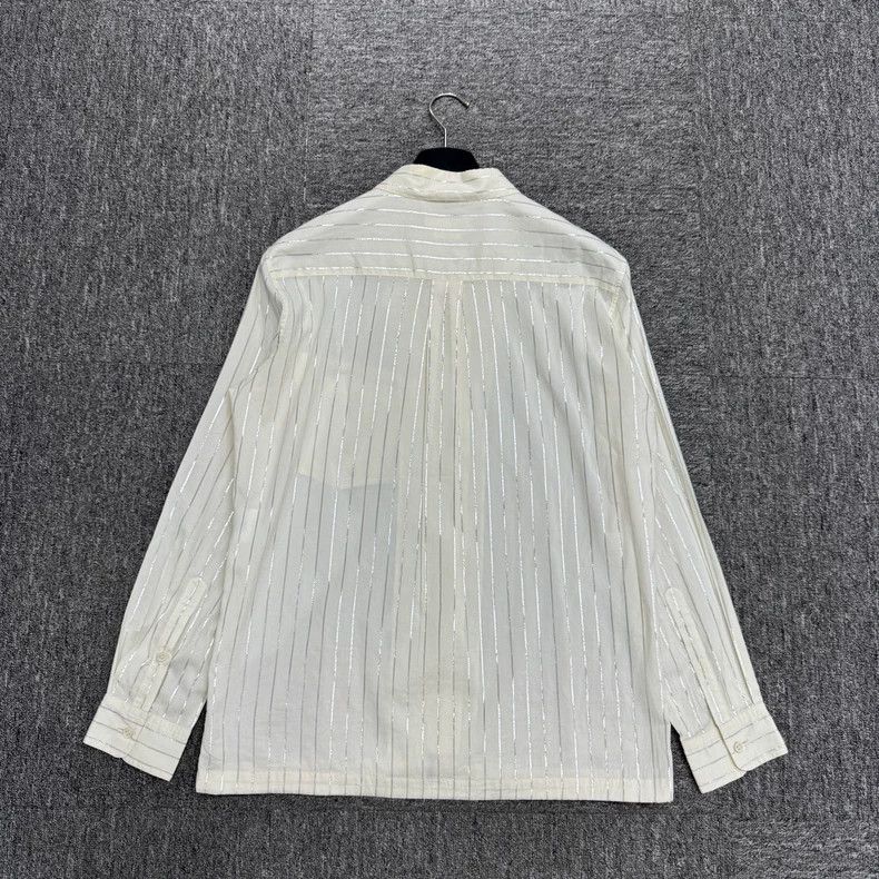 Alexander McQueen alexander mcqueen silver striped jacket Size US L / EU 52-54 / 3 - 2 Thumbnail