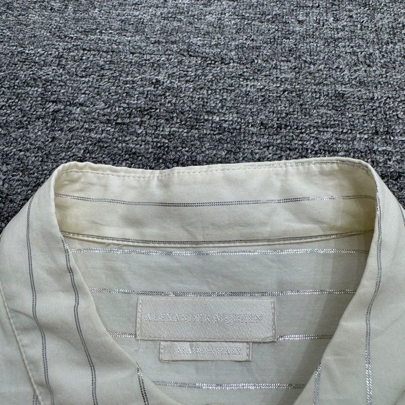 Alexander McQueen alexander mcqueen silver striped jacket Size US L / EU 52-54 / 3 - 4 Thumbnail