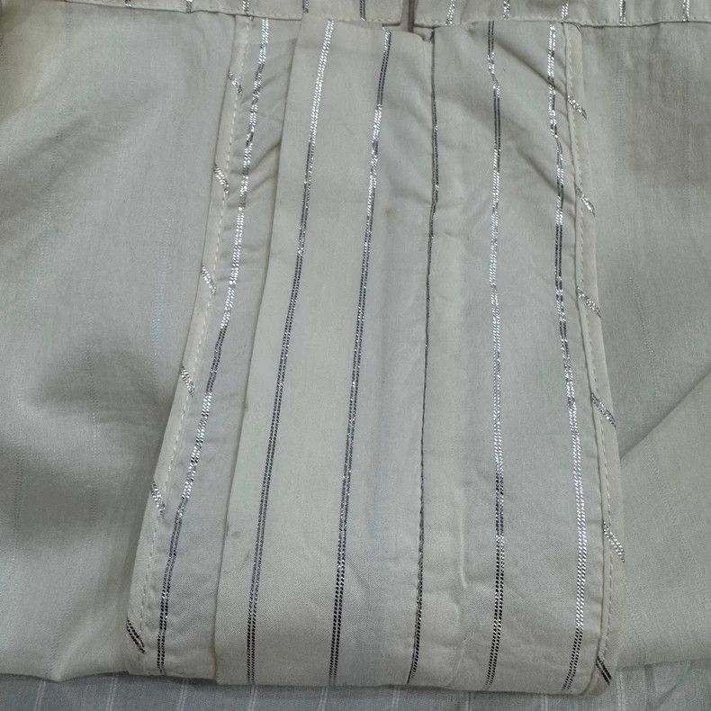 Alexander McQueen alexander mcqueen silver striped jacket Size US L / EU 52-54 / 3 - 3 Thumbnail