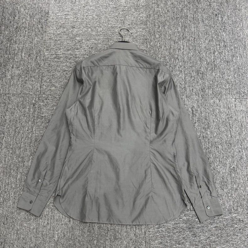Ermenegildo Zegna Ermenegildo Zegna solid long sleeve shirt Size US L / EU 52-54 / 3 - 2 Thumbnail