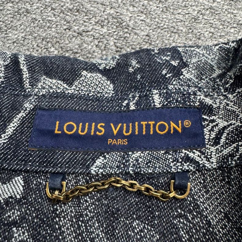 Louis Vuitton louis vuitton floral denim short sleeve Size US XS / EU 42 / 0 - 3 Thumbnail