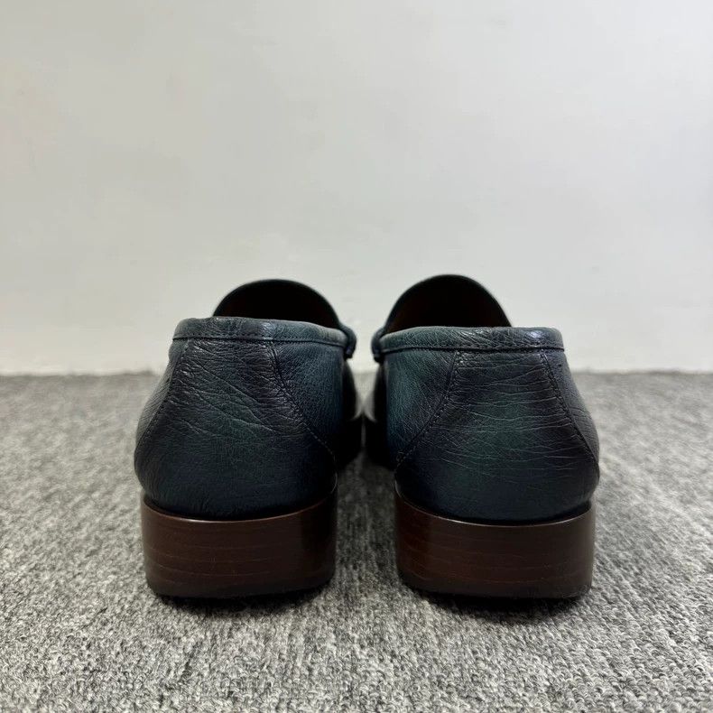 Gucci Gucci ostrich leather loafer shoes Size US 6.5 / EU 39-40 - 3 Thumbnail