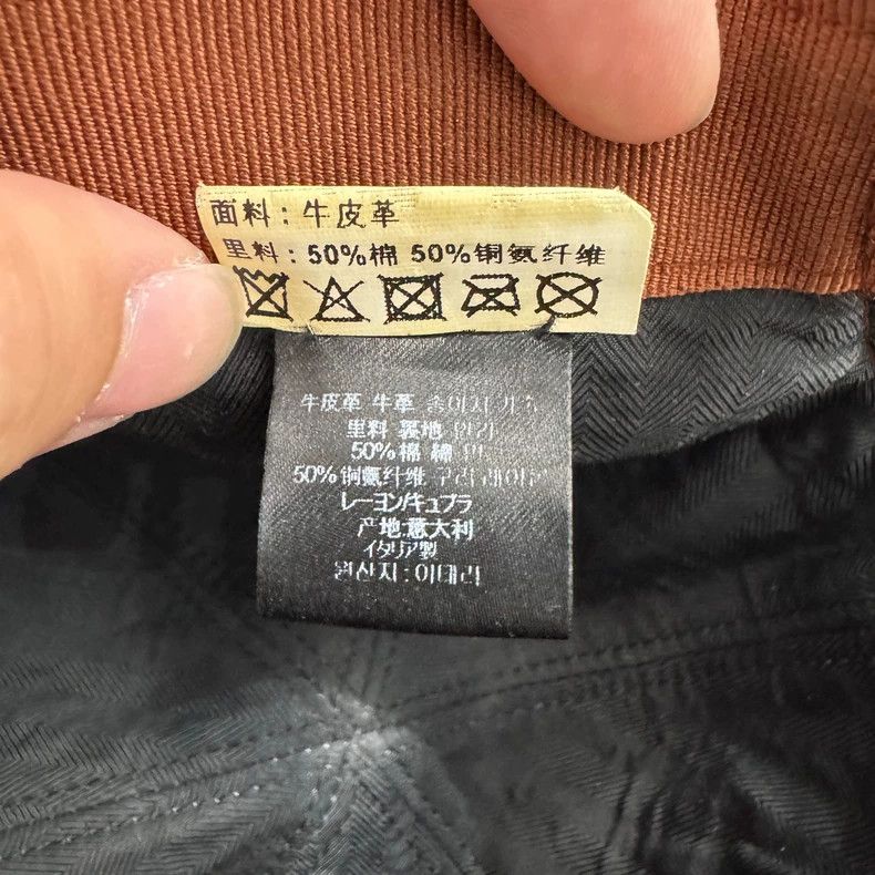 Ermenegildo Zegna zegna leather baseball cap Size ONE SIZE - 7 Thumbnail