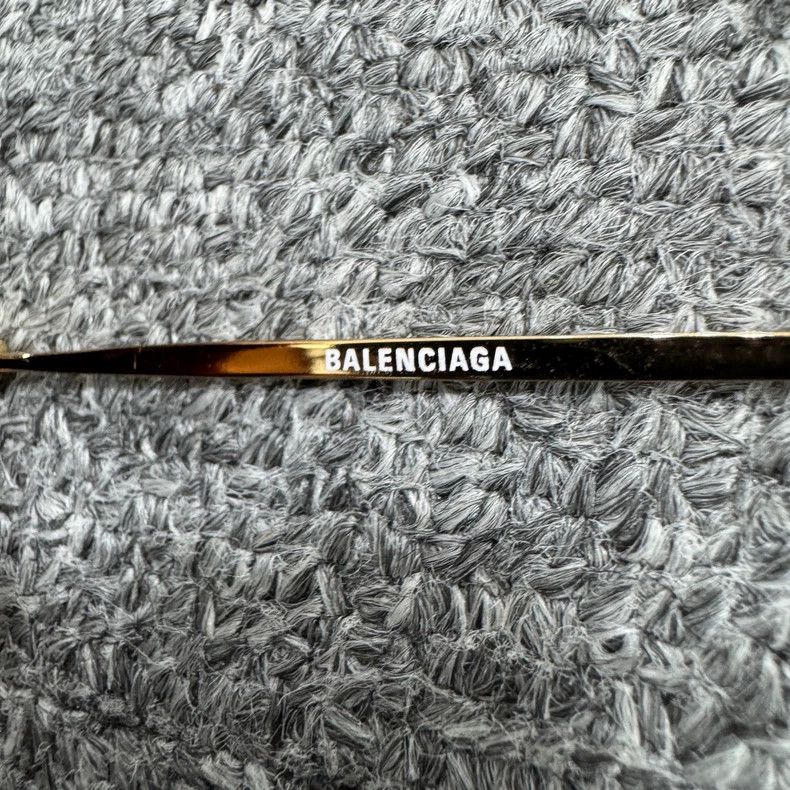 Balenciaga balenciaga gold rim round sunglasses Size ONE SIZE - 4 Thumbnail