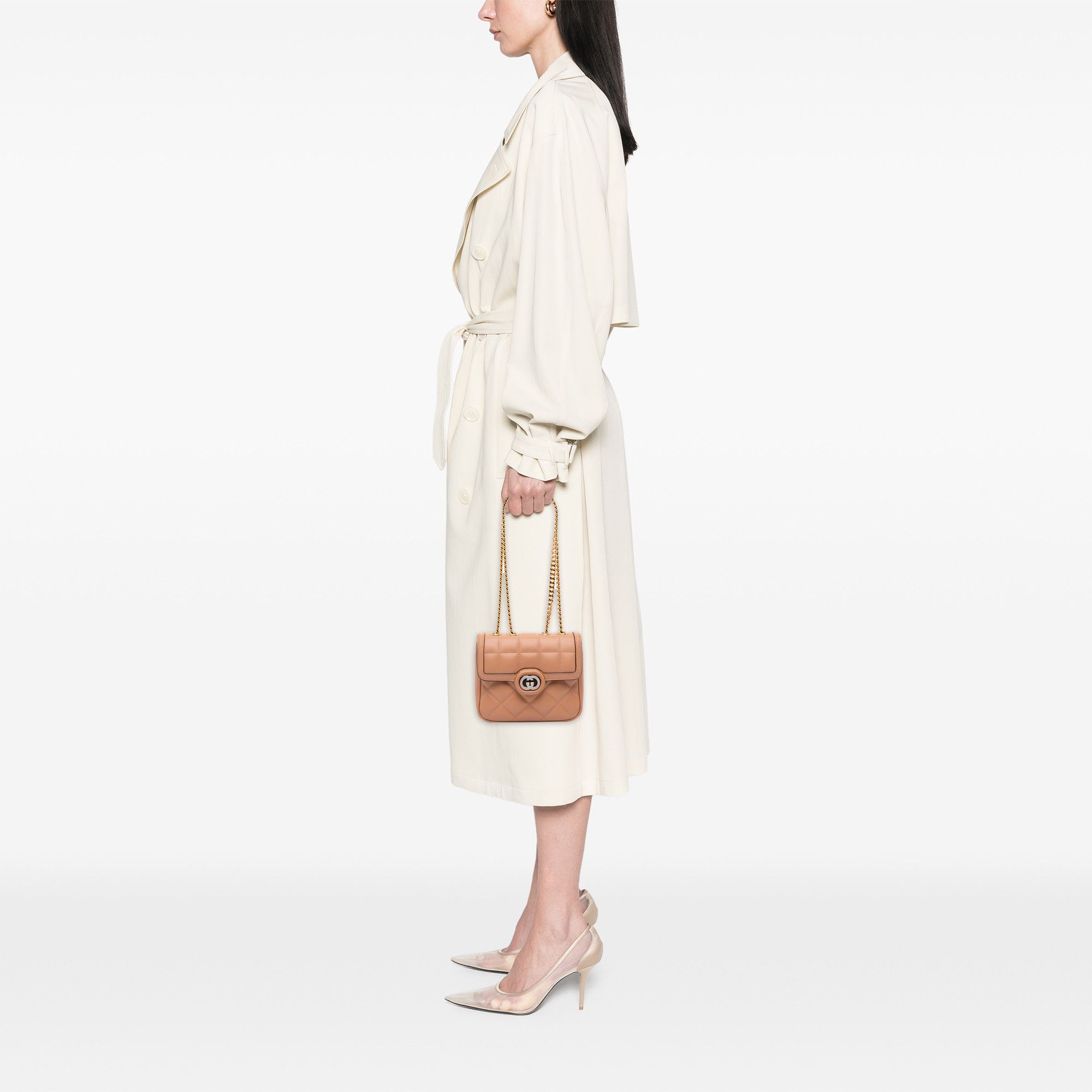 Gucci Gucci Mini Leather Deco Chain Shoulder Bag Size ONE SIZE - 11 Thumbnail