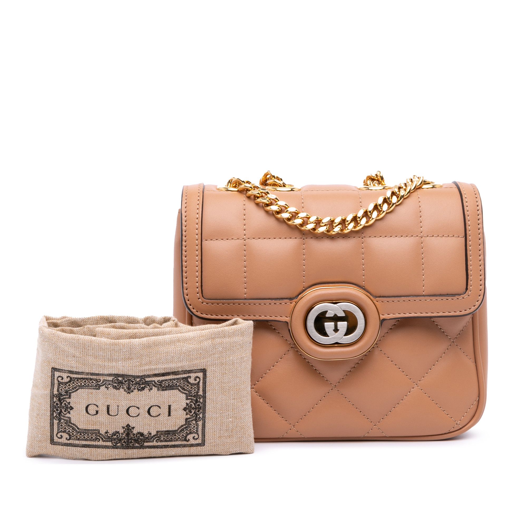Gucci Gucci Mini Leather Deco Chain Shoulder Bag Size ONE SIZE - 12 Thumbnail