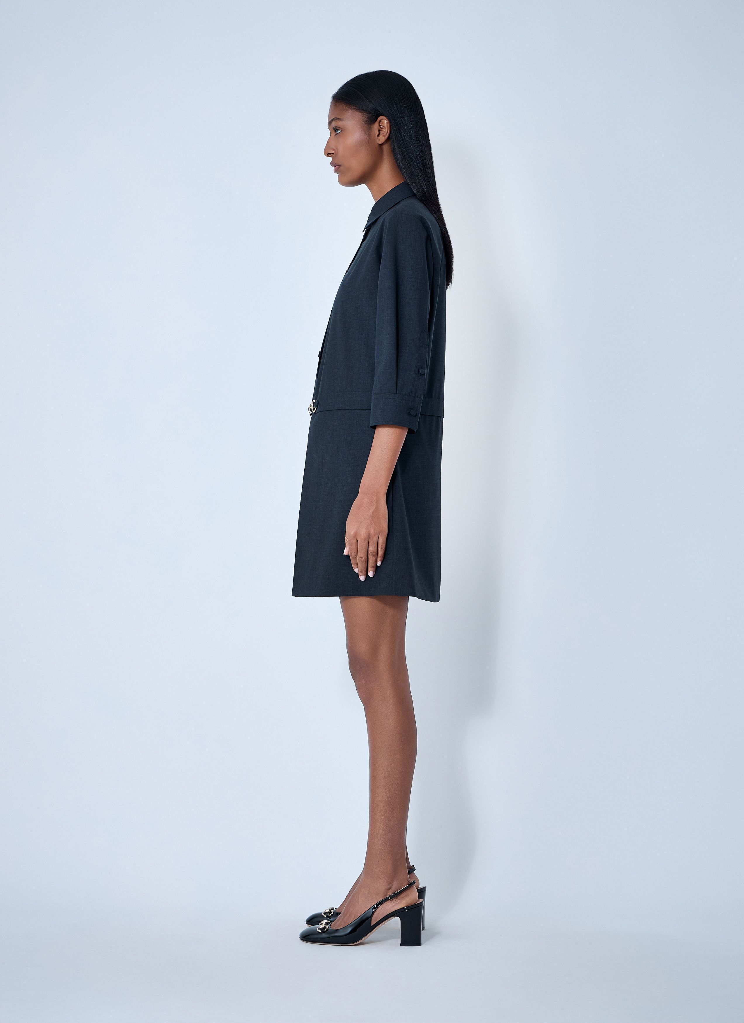 Gucci Wool Mini Dress Size M / US 6-8 / IT 42-44 - 3 Thumbnail