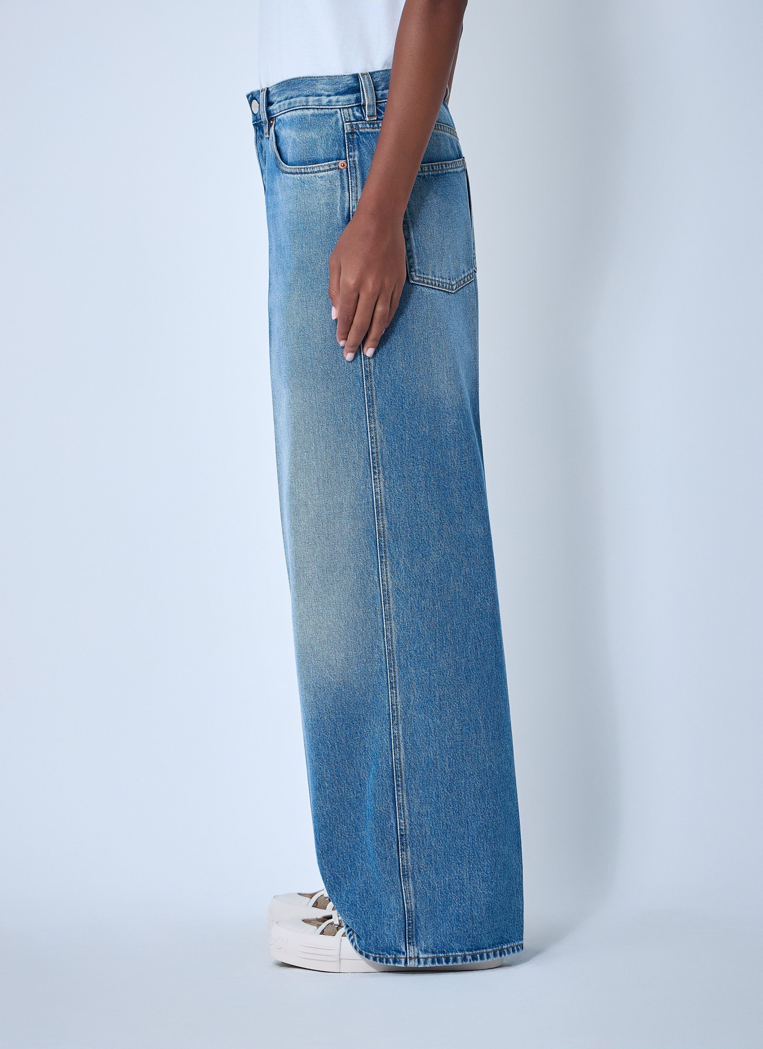 Gucci Wide-Leg Five-Pocket Jeans Size 27" / US 4 / IT 40 - 3 Thumbnail