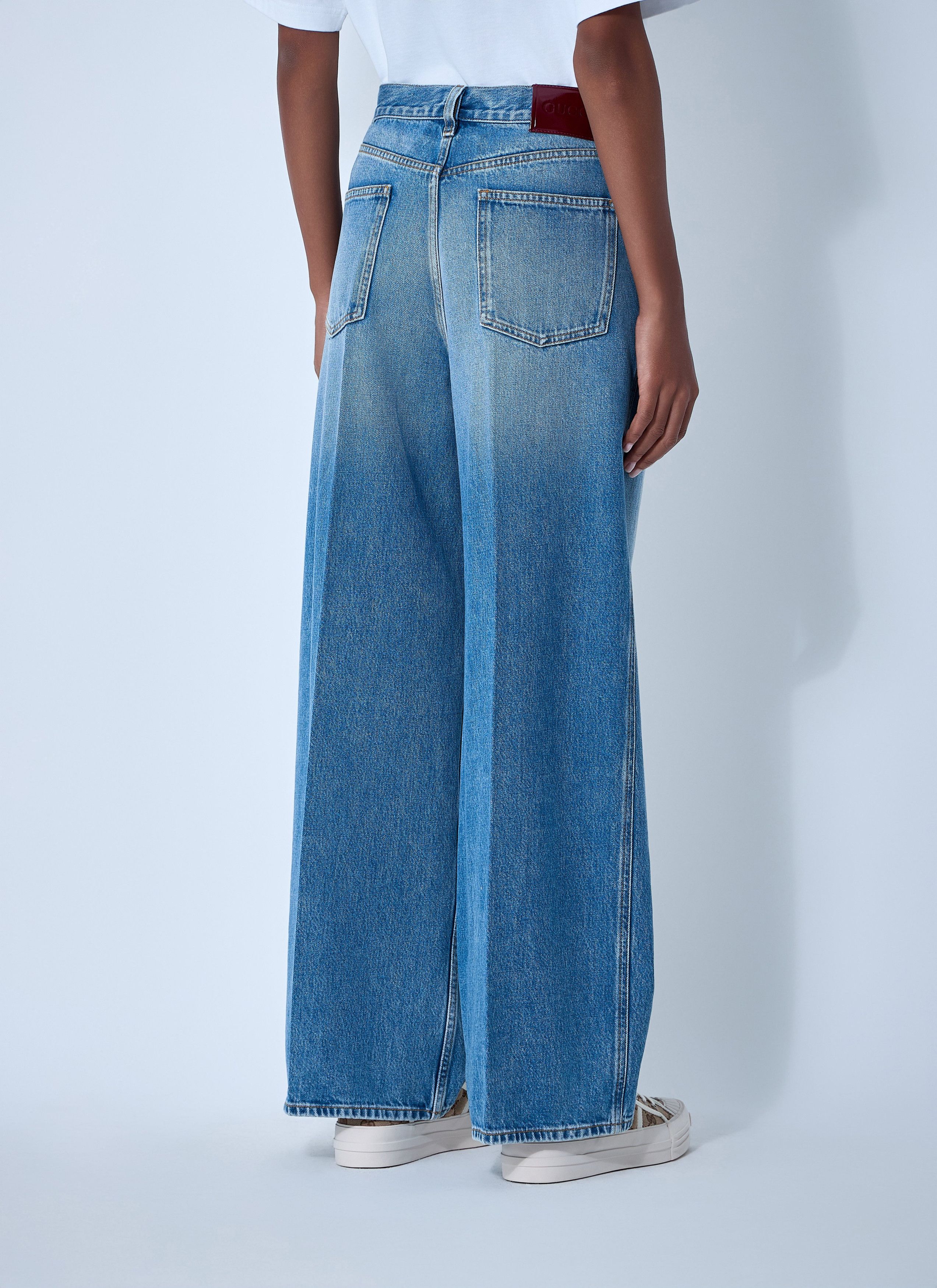 Gucci Wide-Leg Five-Pocket Jeans Size 28" / US 6 / IT 42 - 4 Thumbnail