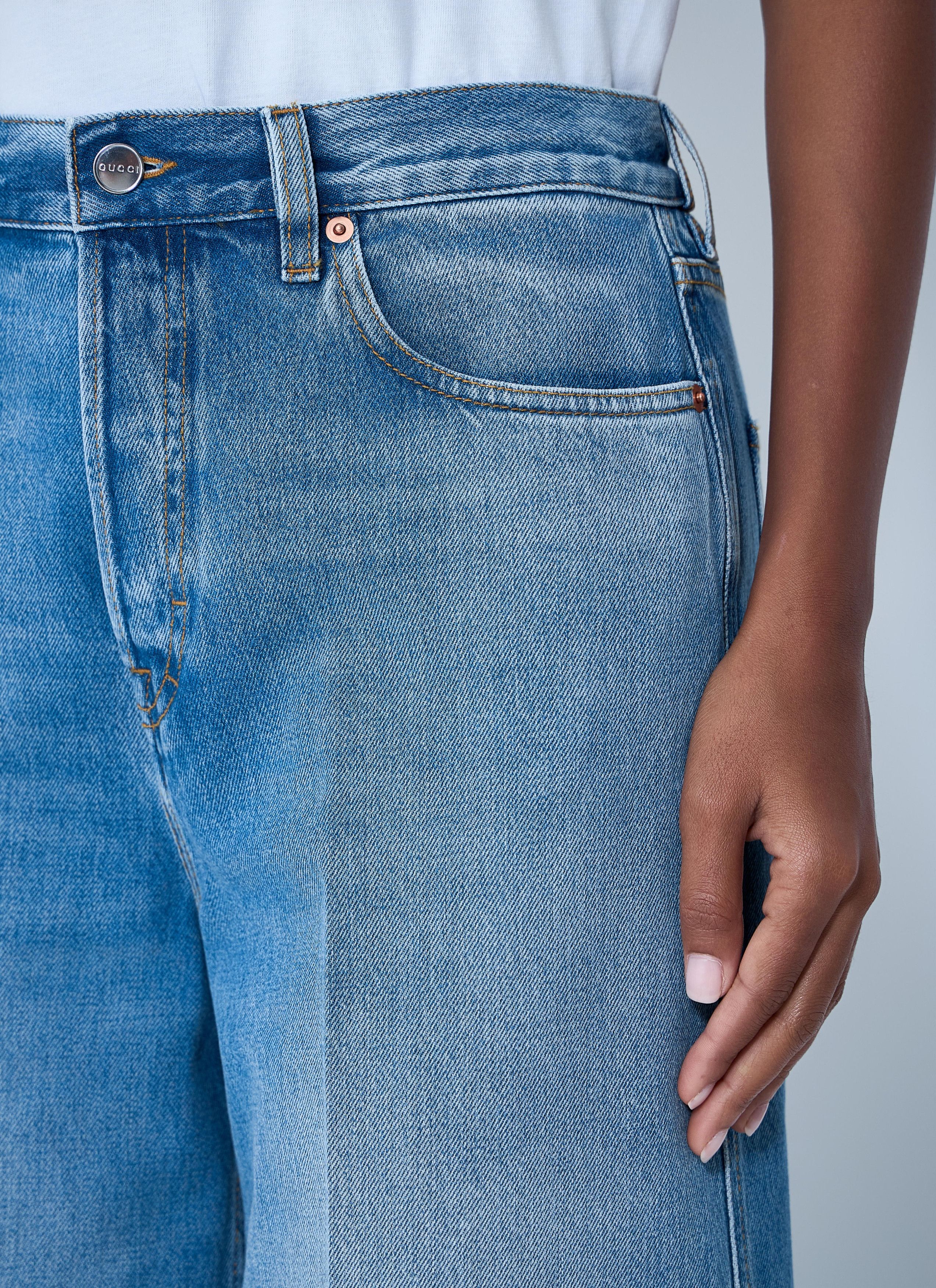 Gucci Wide-Leg Five-Pocket Jeans Size 28" / US 6 / IT 42 - 5 Thumbnail