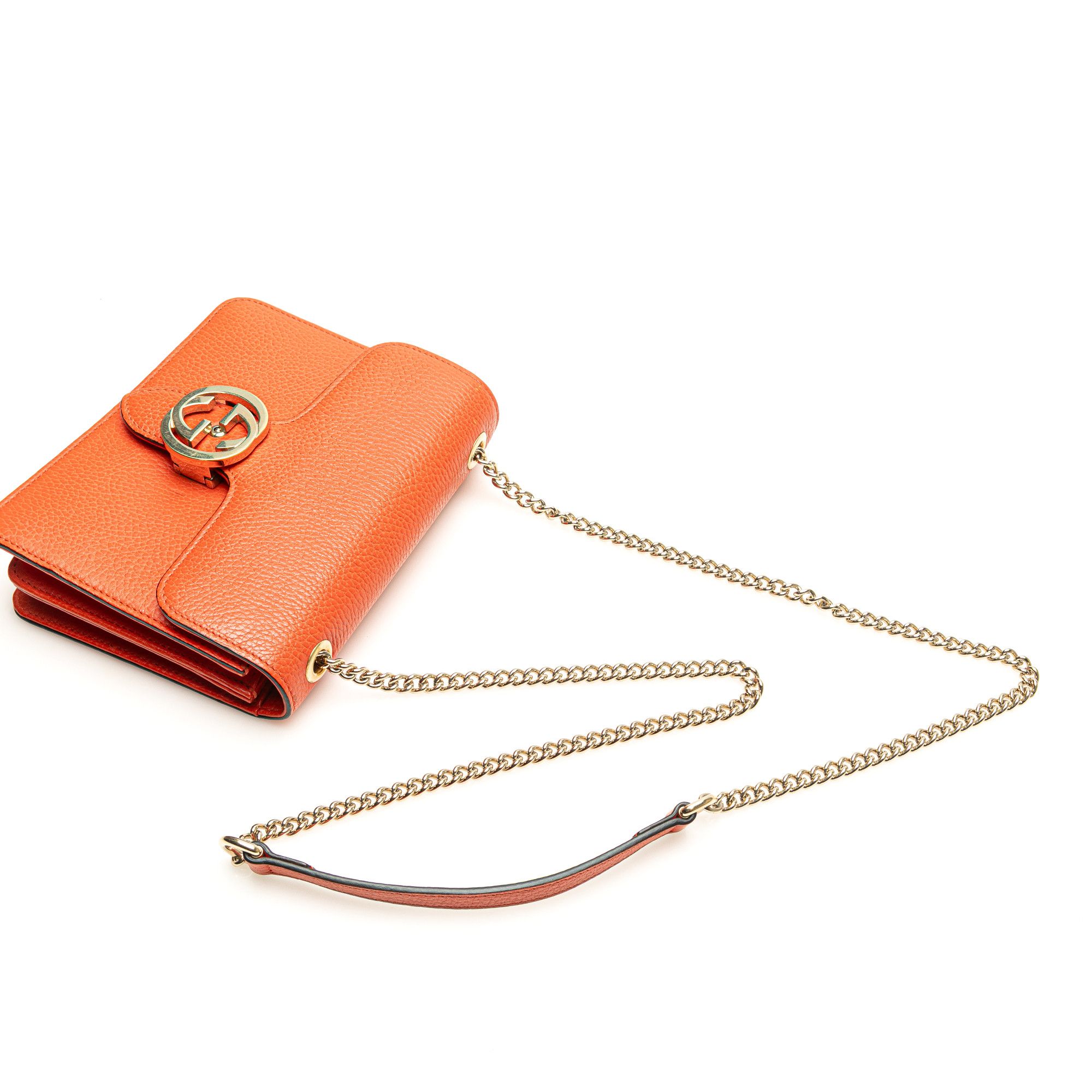 Gucci Gucci Small Dollar Calfskin Interlocking G Crossbody Size ONE SIZE - 13 Thumbnail