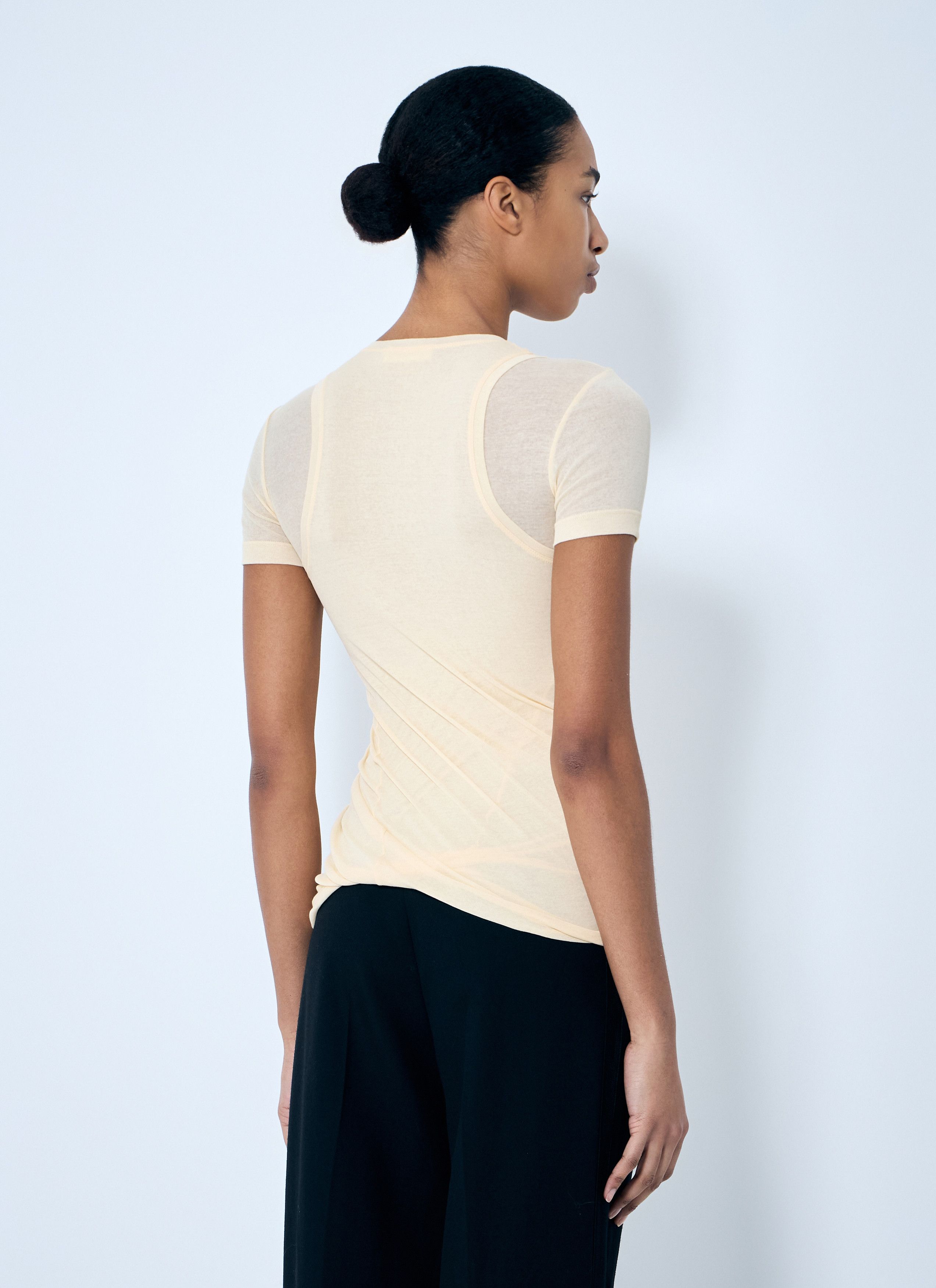 Jil Sander Layered T-Shirt Size XS / US 0-2 / IT 36-38 - 4 Thumbnail
