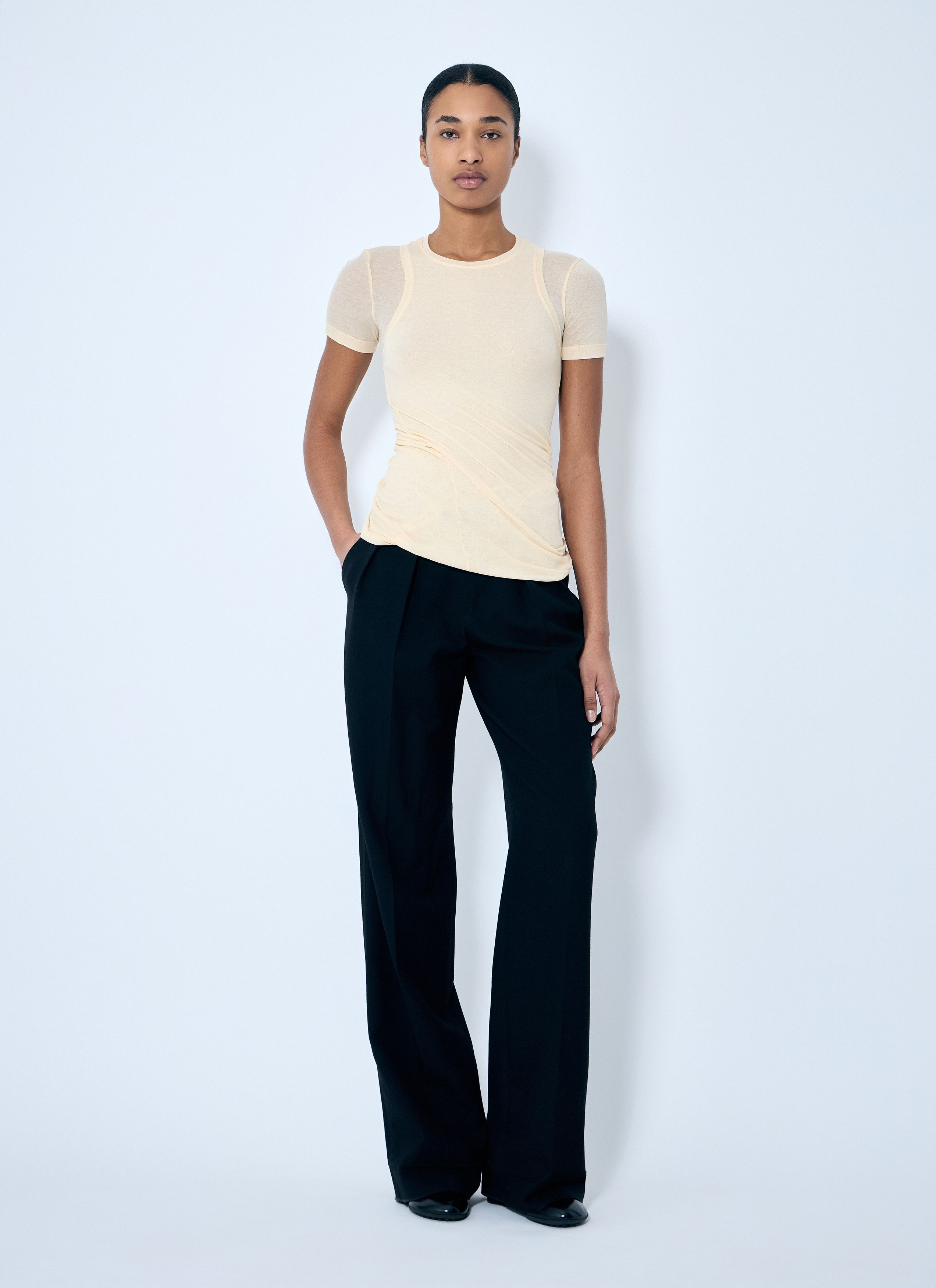 Jil Sander Layered T-Shirt Size XS / US 0-2 / IT 36-38 - 2 Thumbnail