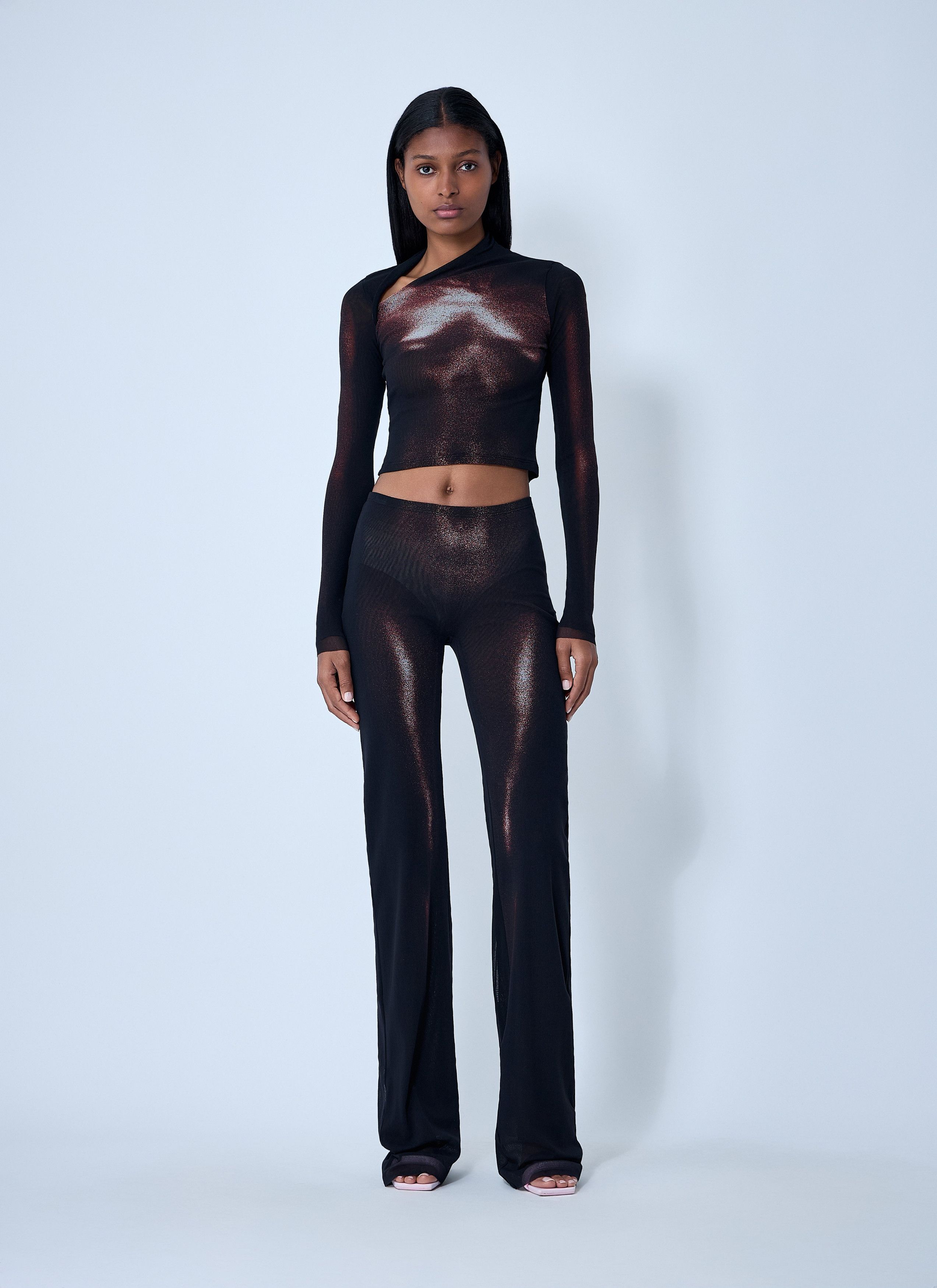 Jean Paul Gaultier Wood Mesh Top Size XS / US 0-2 / IT 36-38 - 2 Thumbnail