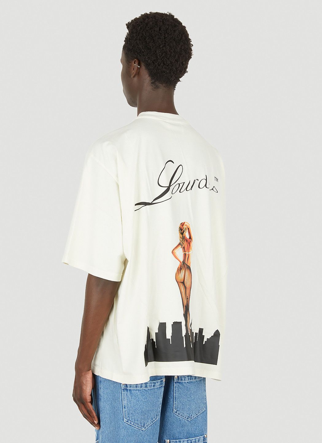 Lourdes Logo Print Graphic T-Shirt Size US L / EU 52-54 / 3 - 4 Thumbnail