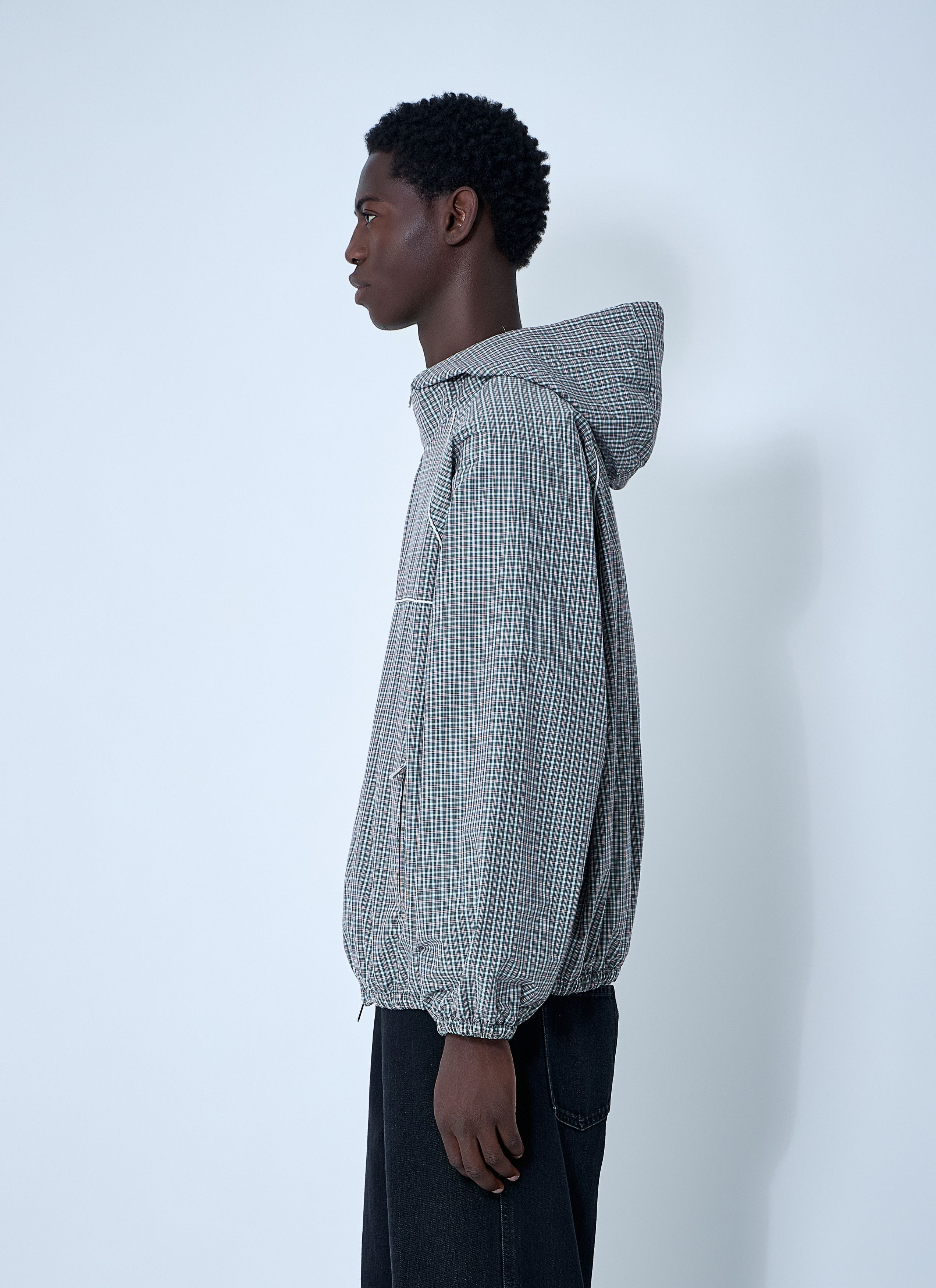 Miu Miu Check Hooded Jacket Size US XS / EU 42 / 0 - 3 Thumbnail