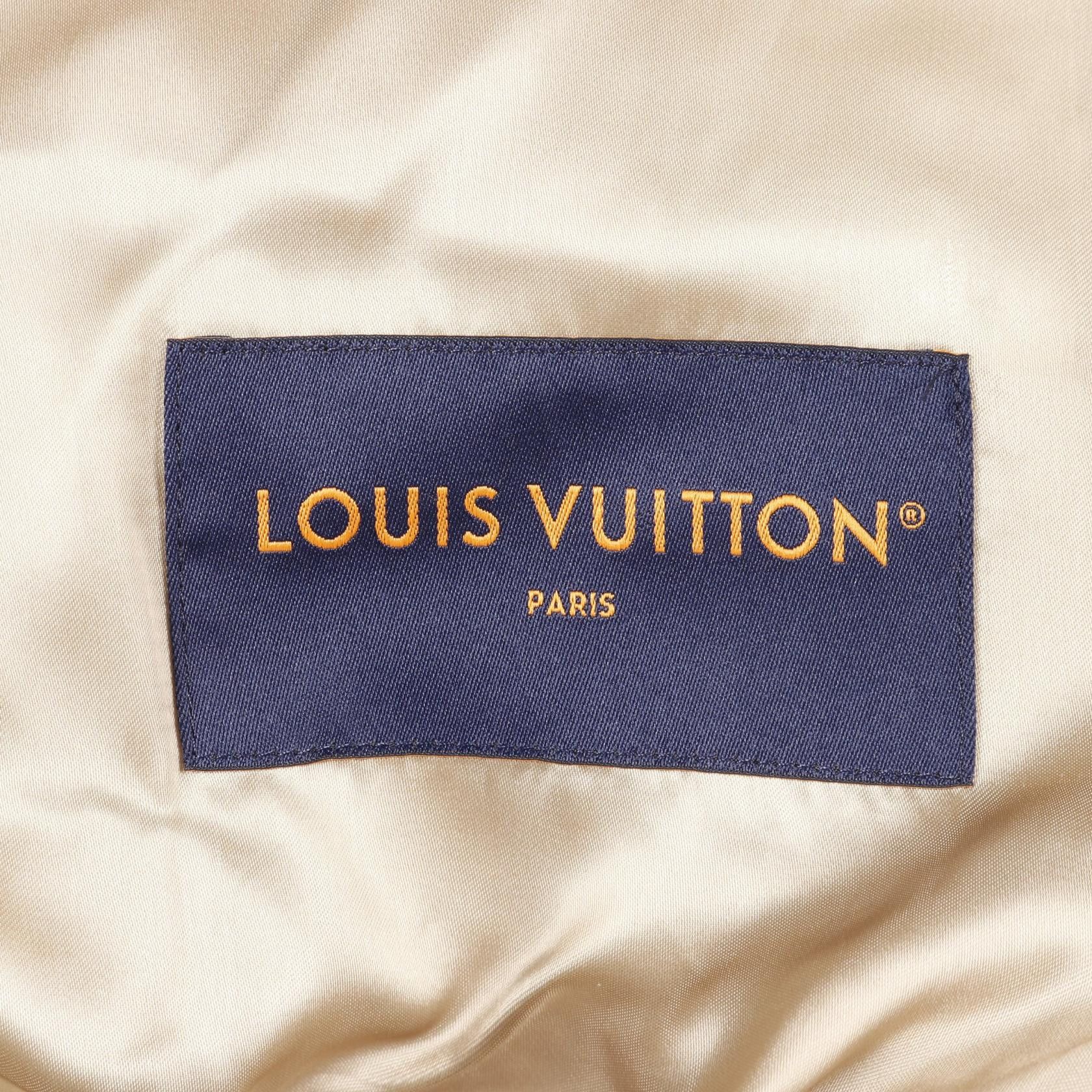 Louis Vuitton Louis Vuitton Louis Vuitton Embroidered Cotton Blend Bomber Jacket Cotton Outerwear RM242MQ RM6 HRB40E Size ONE SIZE - 3 Thumbnail