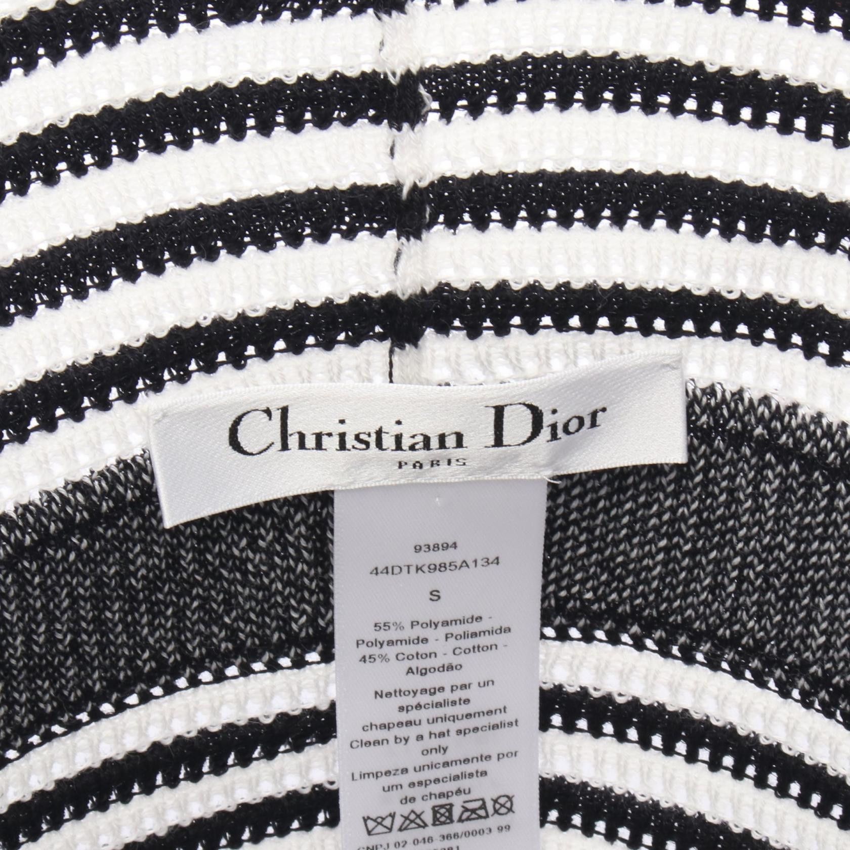 Dior Dior Dior D-Tulipe Polyester Cotton Hat Cotton Hats Size ONE SIZE - 4 Thumbnail