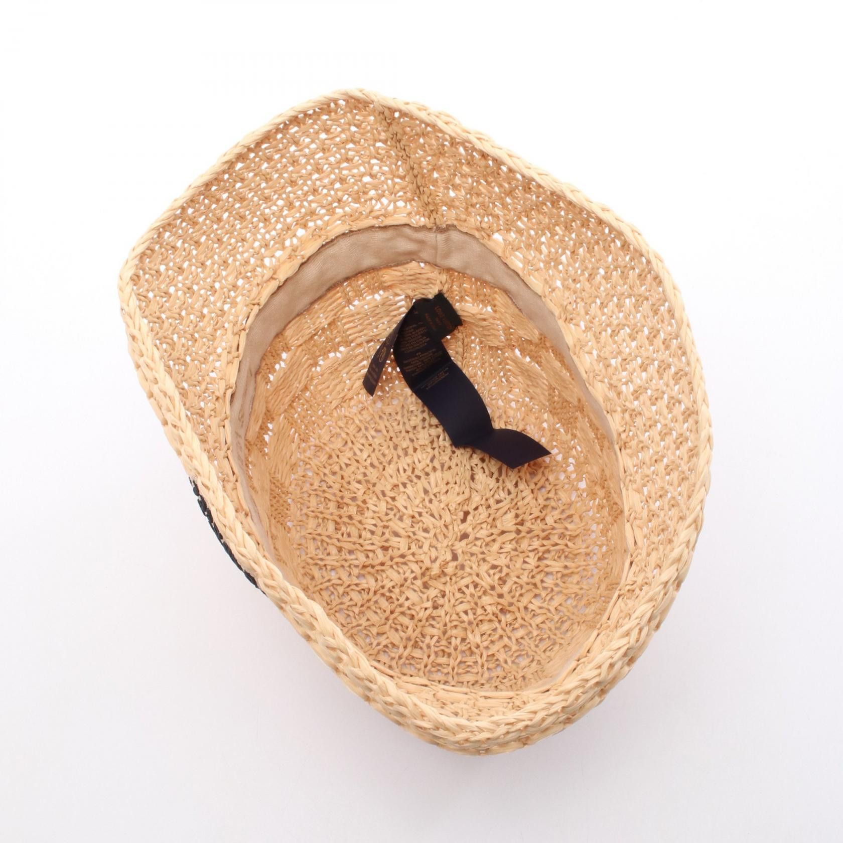 Louis Vuitton Louis Vuitton Louis Vuitton Damier Raffia Hat Canvas Hats M7570L Size ONE SIZE - 3 Thumbnail
