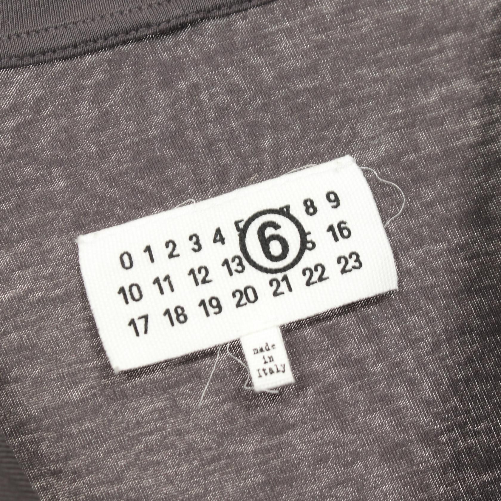 Maison Margiela MM6 Maison Margiela MM6 Number Logo Cotton Top Cotton Tops SH2GC0007 Size ONE SIZE - 3 Thumbnail