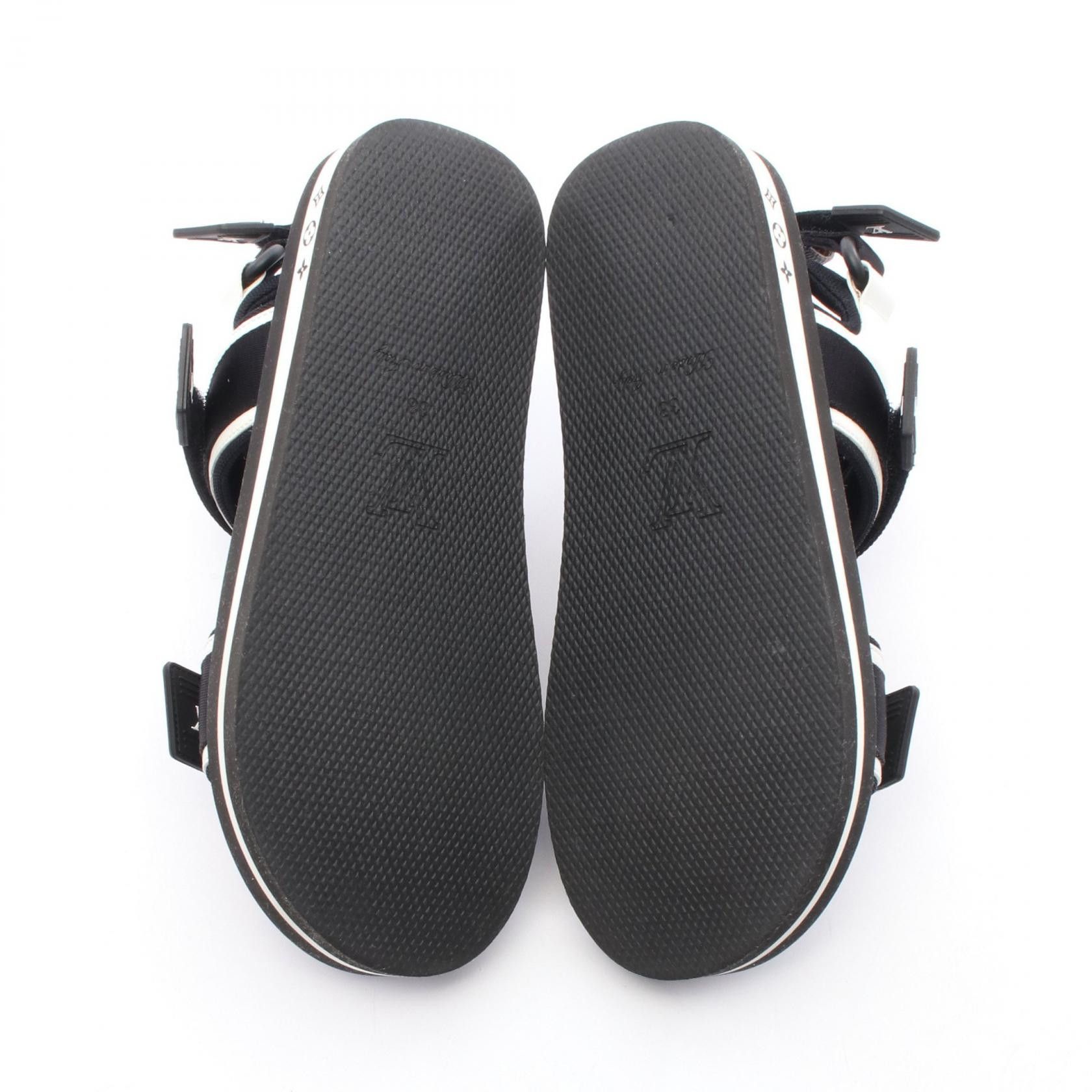 Louis Vuitton Louis Vuitton Louis Vuitton Arcade Line Monogram Nylon Leather Sandals Canvas Shoes Size ONE SIZE - 4 Thumbnail