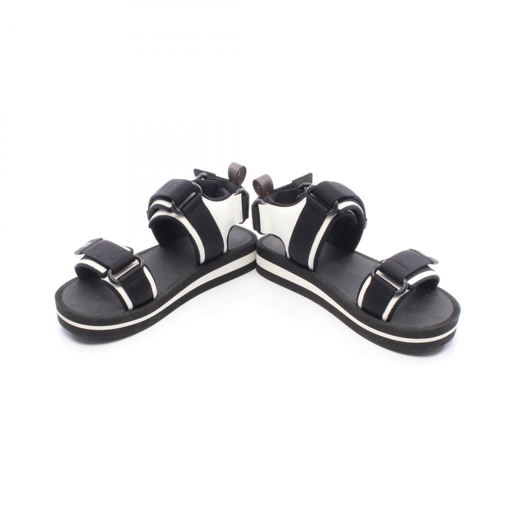 Louis Vuitton Louis Vuitton Louis Vuitton Arcade Line Monogram Nylon Leather Sandals Canvas Shoes Size ONE SIZE - 3 Thumbnail