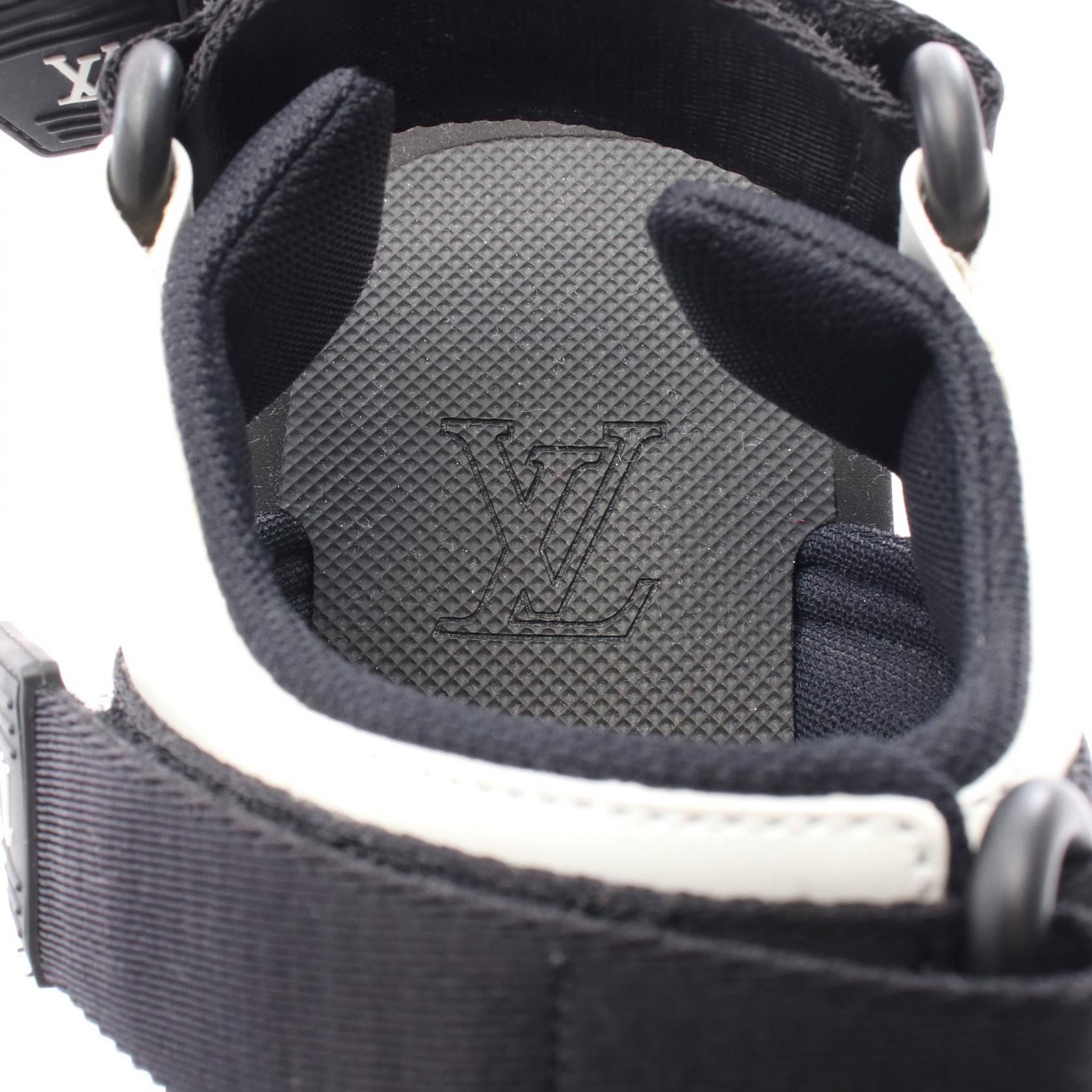 Louis Vuitton Louis Vuitton Louis Vuitton Arcade Line Monogram Nylon Leather Sandals Canvas Shoes Size ONE SIZE - 5 Thumbnail