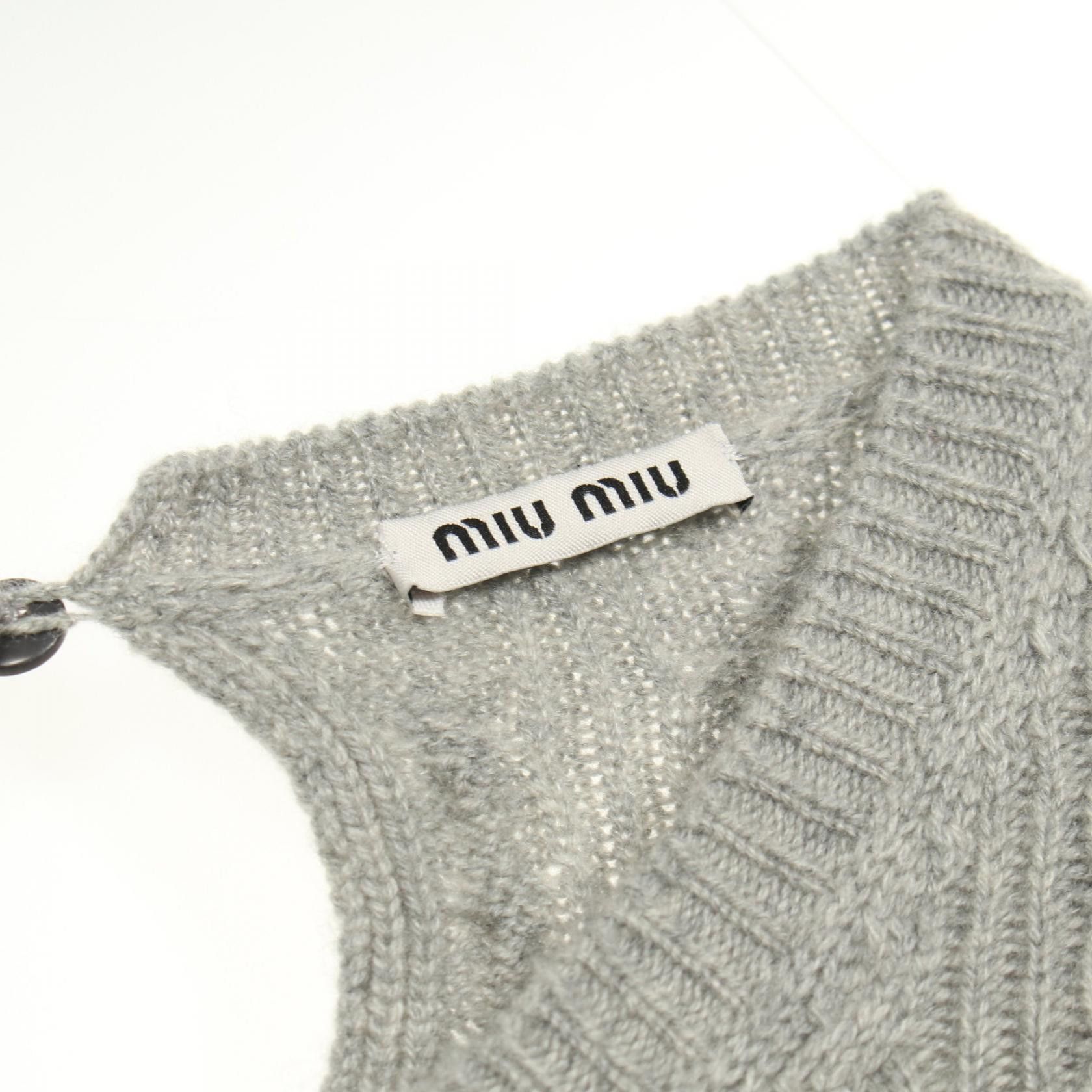 Miu Miu Miu Miu Miu Miu Knit Cashmere Top Others Tops MMN399 Size ONE SIZE - 3 Thumbnail