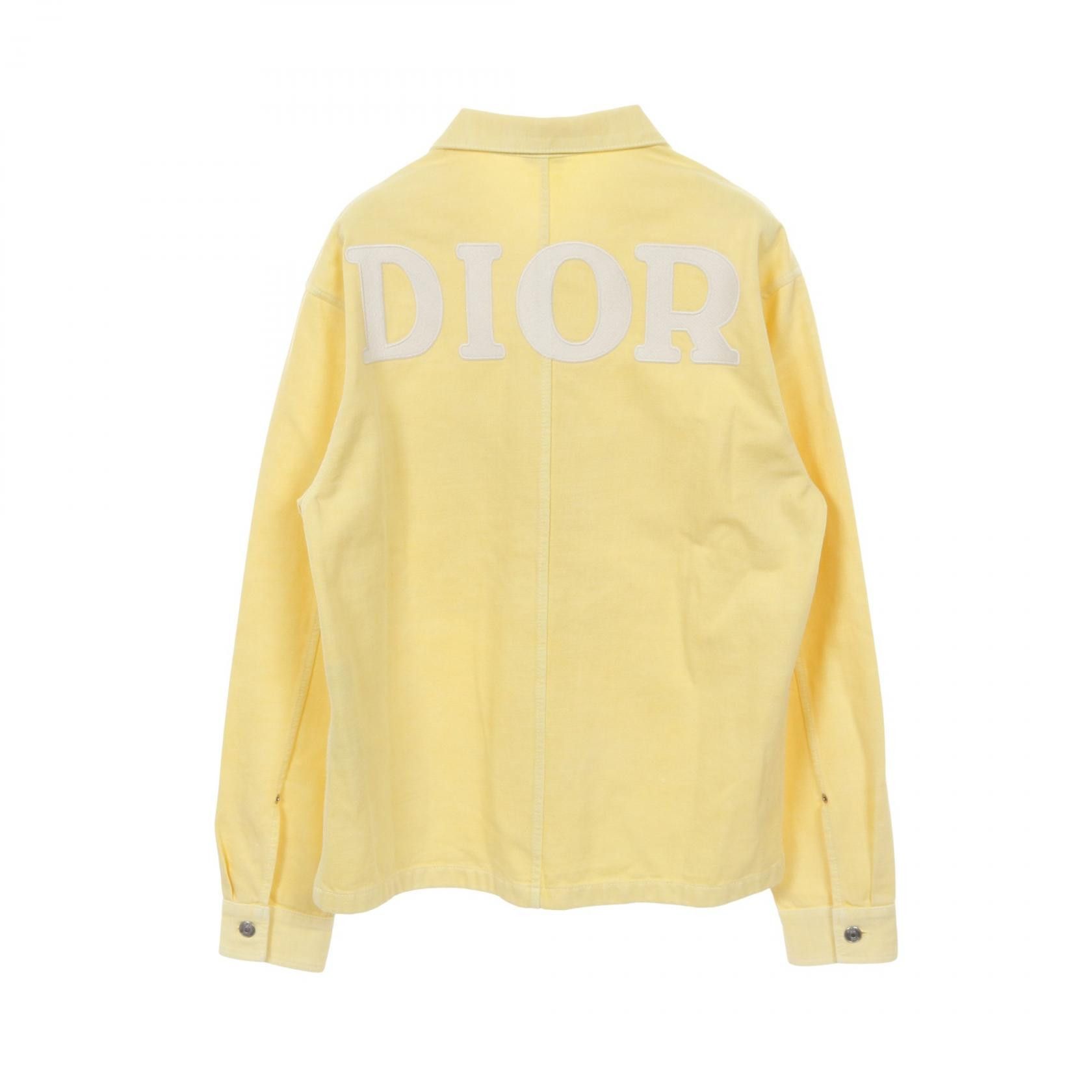 Dior Dior Dior Logo Embroidery Cotton Jacket Cotton Outerwear 013D488C239X Size ONE SIZE - 2 Thumbnail
