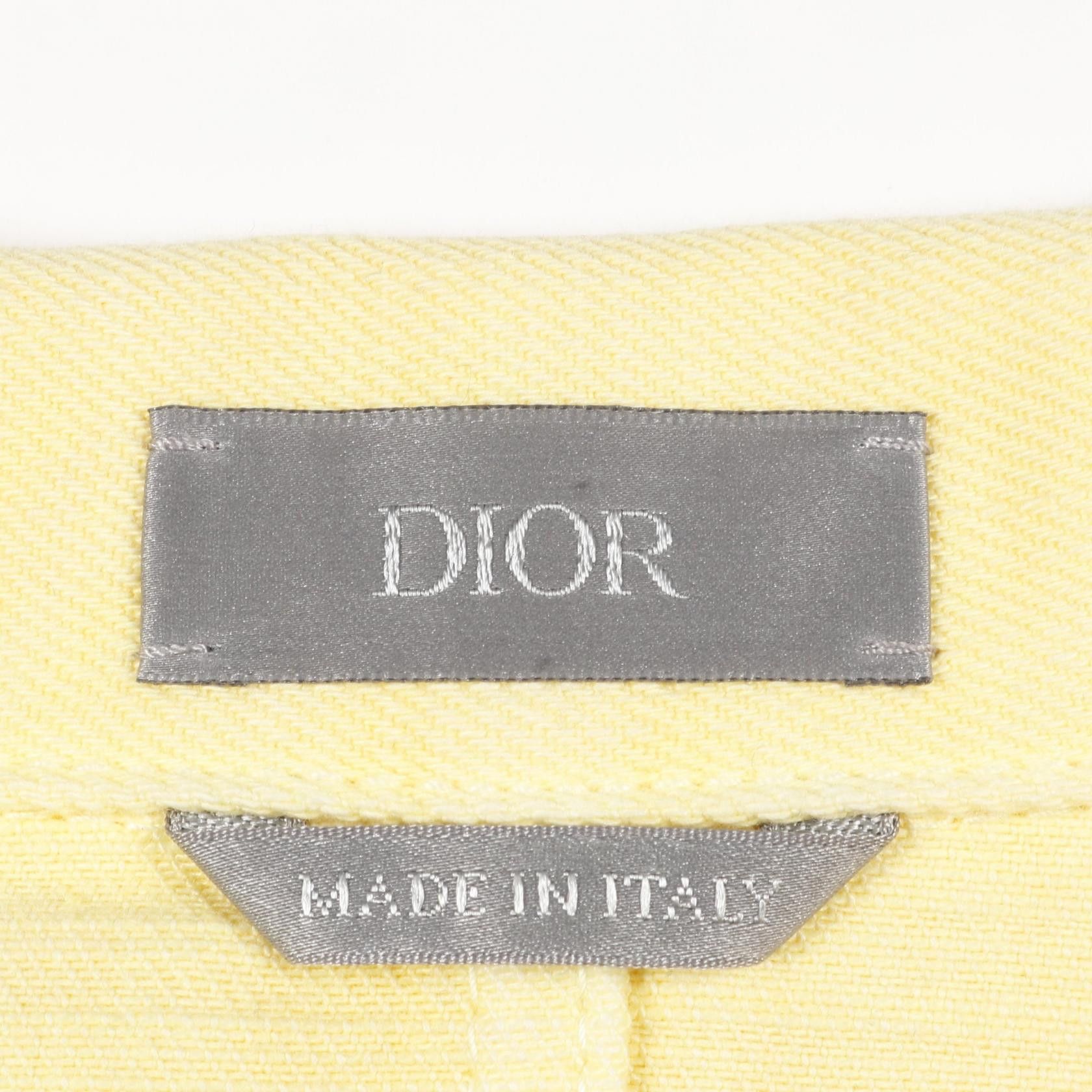 Dior Dior Dior Logo Embroidery Cotton Jacket Cotton Outerwear 013D488C239X Size ONE SIZE - 3 Thumbnail