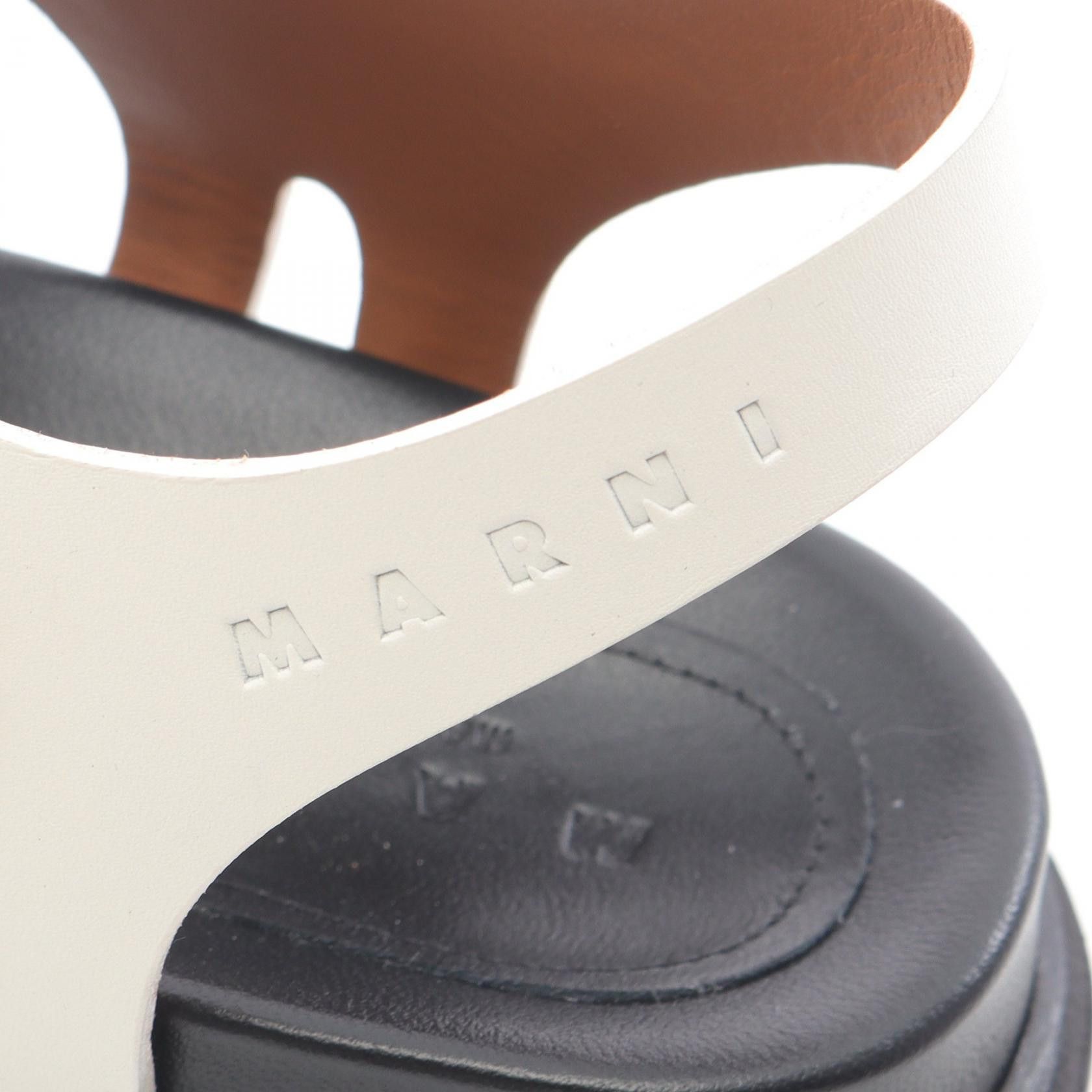 Marni Marni Marni Fisherman's Sandal Leather Sandal Leather Shoes SAMS016901 Size ONE SIZE - 8 Thumbnail