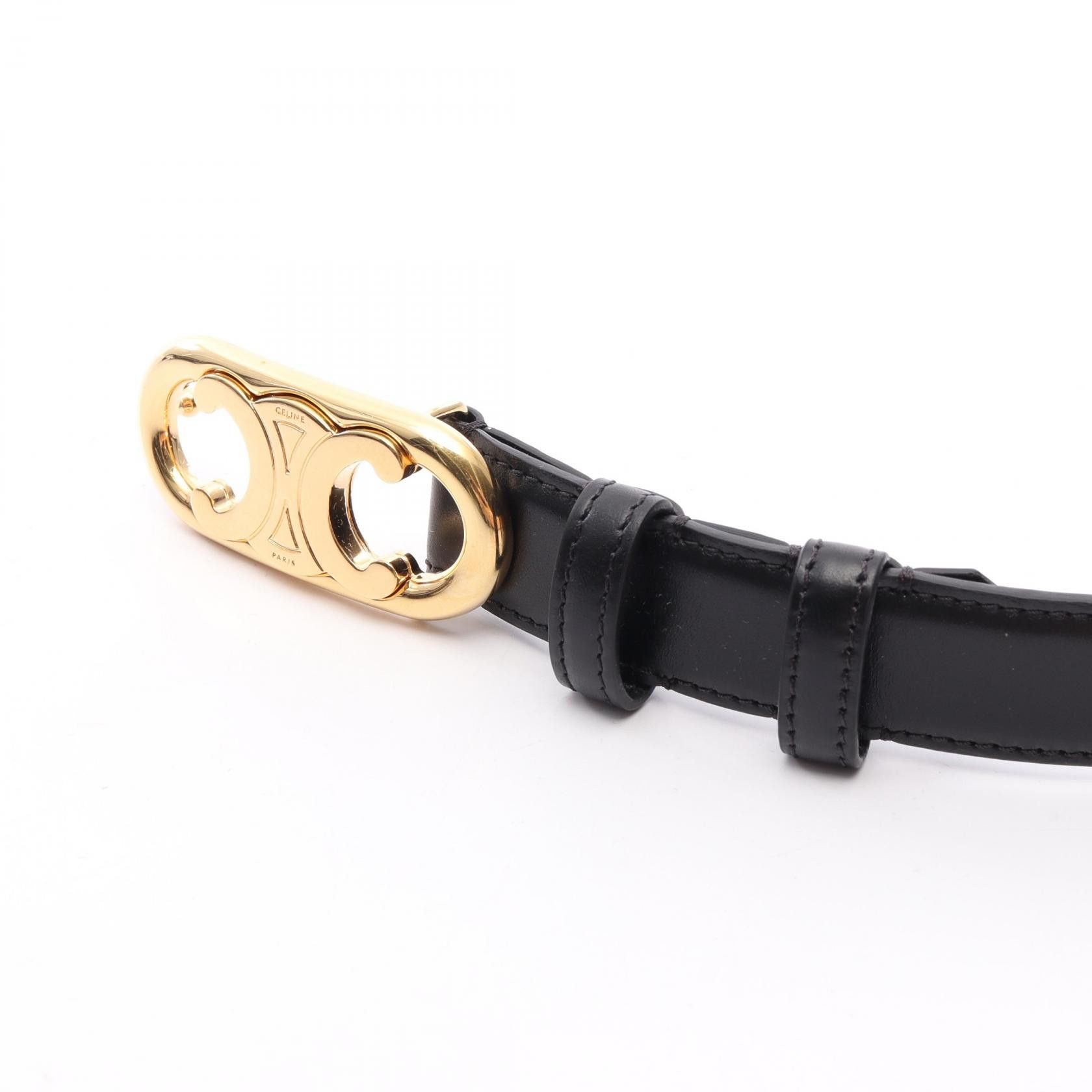 Celine Celine Celine Triomphe Leather Belt Leather Other Size ONE SIZE - 2 Thumbnail