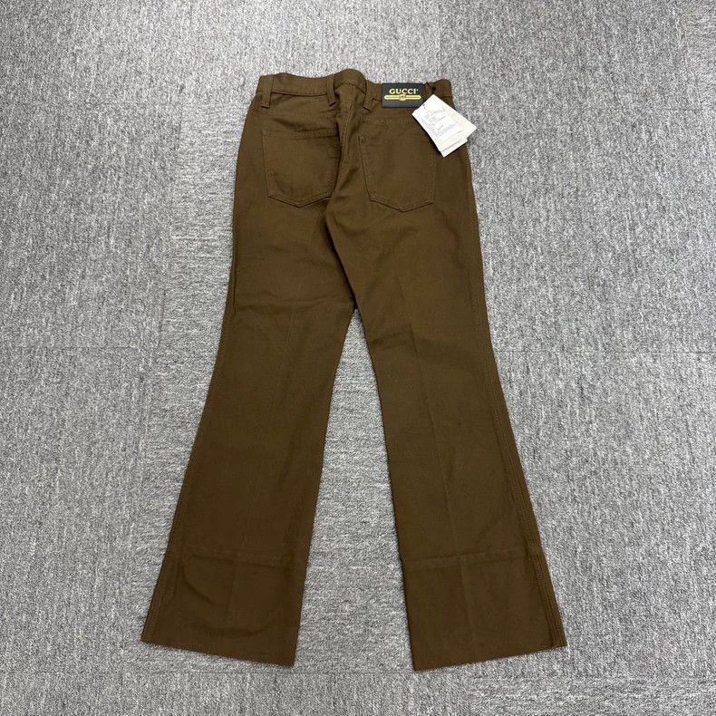 Gucci gucci brown flared jeans Size US 30 / EU 46 - 2 Thumbnail
