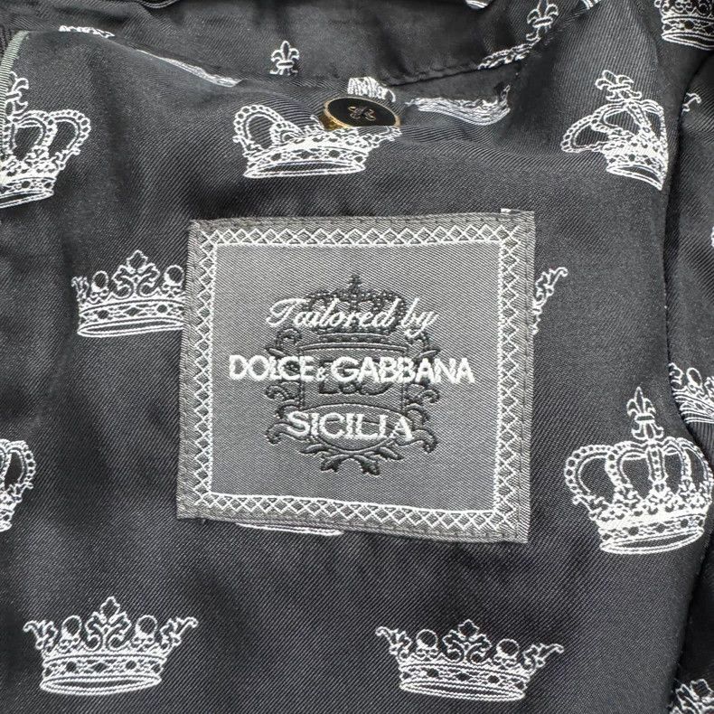 Dolce & Gabbana DG Embroidered Wool Blazer Size US L / EU 52-54 / 3 - 5 Thumbnail