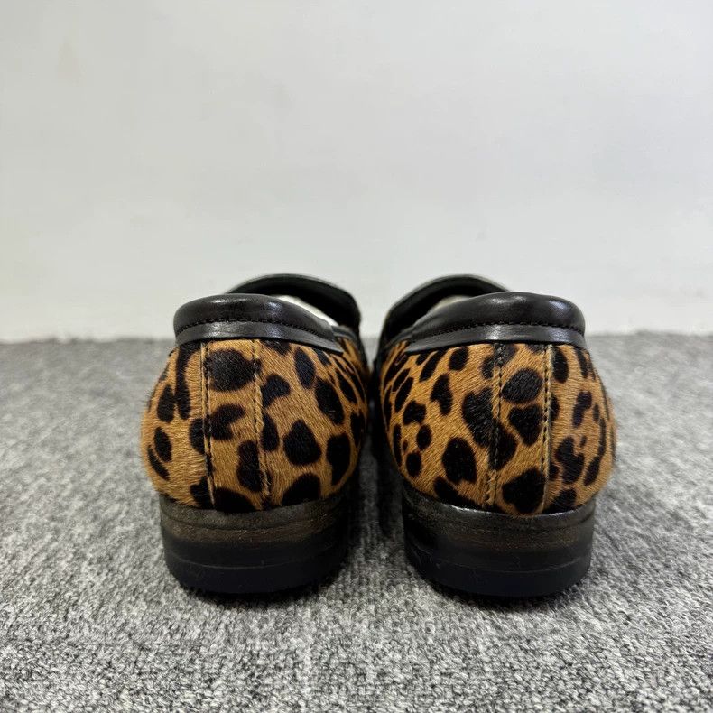 Dolce & Gabbana DG leopard print slip-on shoes Size US 8.5 / EU 41-42 - 3 Thumbnail