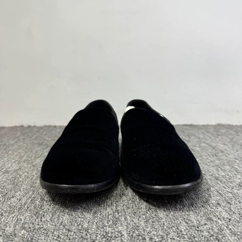 Dolce & Gabbana black velvet slip-on loafers Size US 9 / EU 42 - 2 Thumbnail