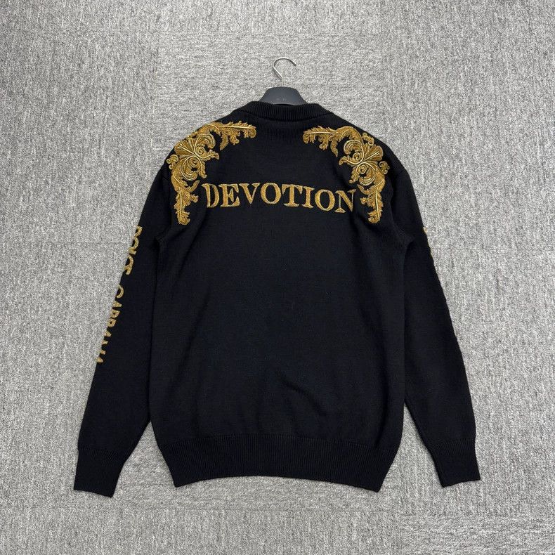 Dolce & Gabbana DG gold embroidery wool sweater Size US L / EU 52-54 / 3 - 2 Thumbnail