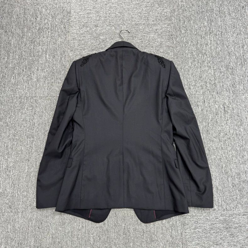 Dolce & Gabbana DG gold custom sequin wool blazer Size US L / EU 52-54 / 3 - 2 Thumbnail