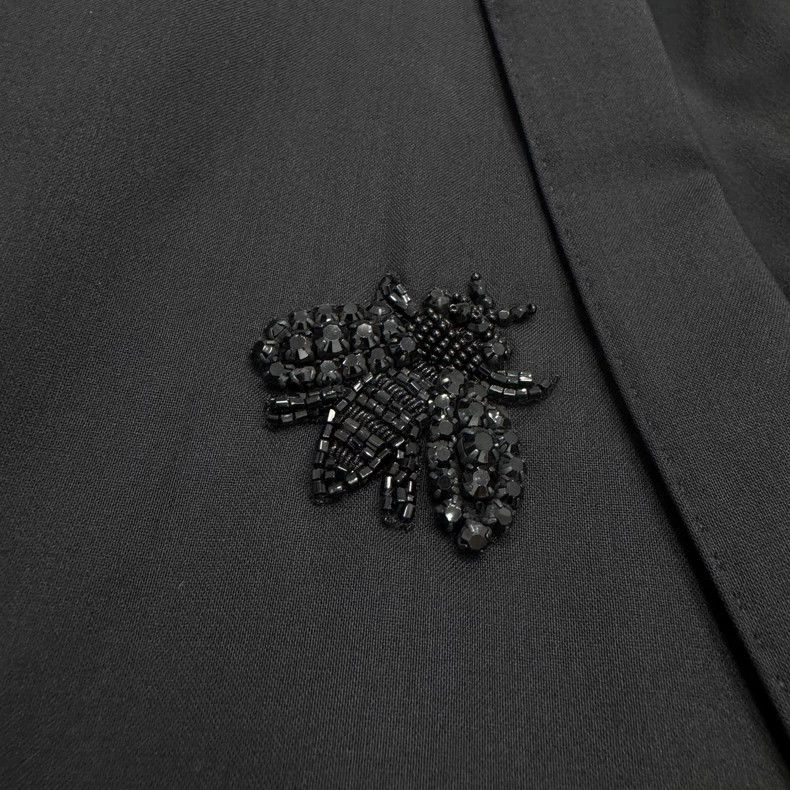 Dolce & Gabbana DG gold custom sequin wool blazer Size US L / EU 52-54 / 3 - 3 Thumbnail