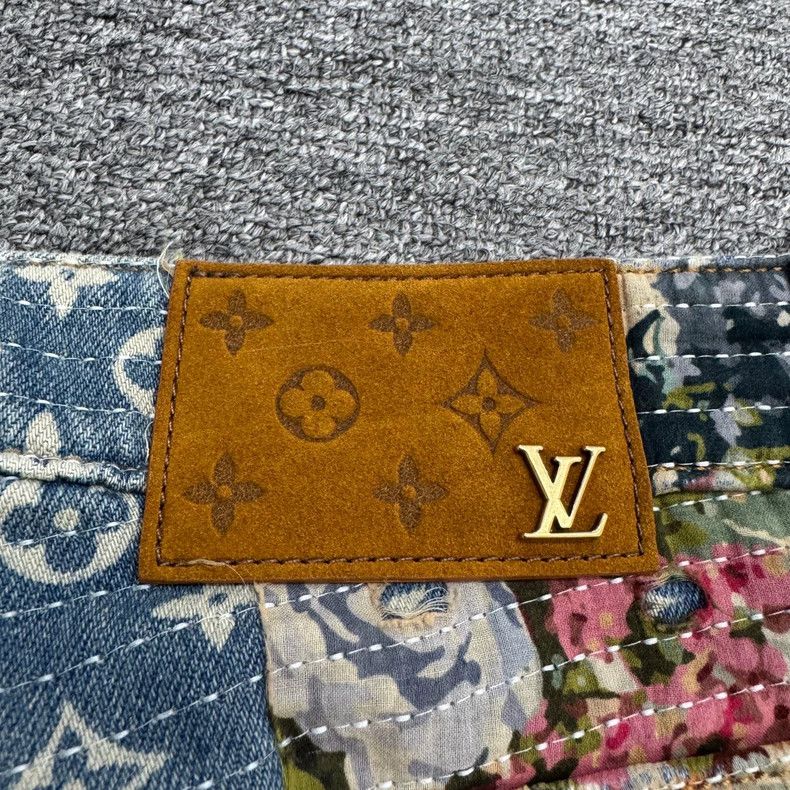Louis Vuitton louis vuitton floral distressed jeans Size US 30 / EU 46 - 4 Thumbnail