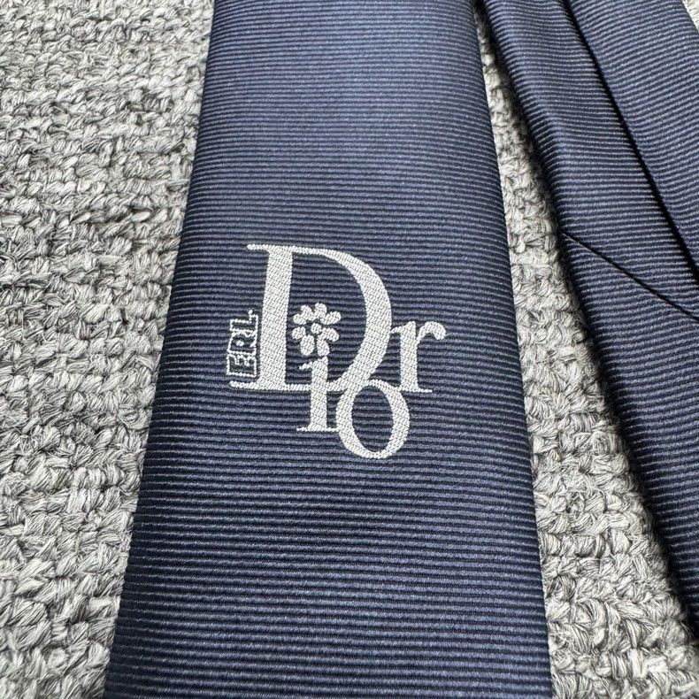 Dior Dior Erl flash powder embroidery tie Size ONE SIZE - 5 Thumbnail