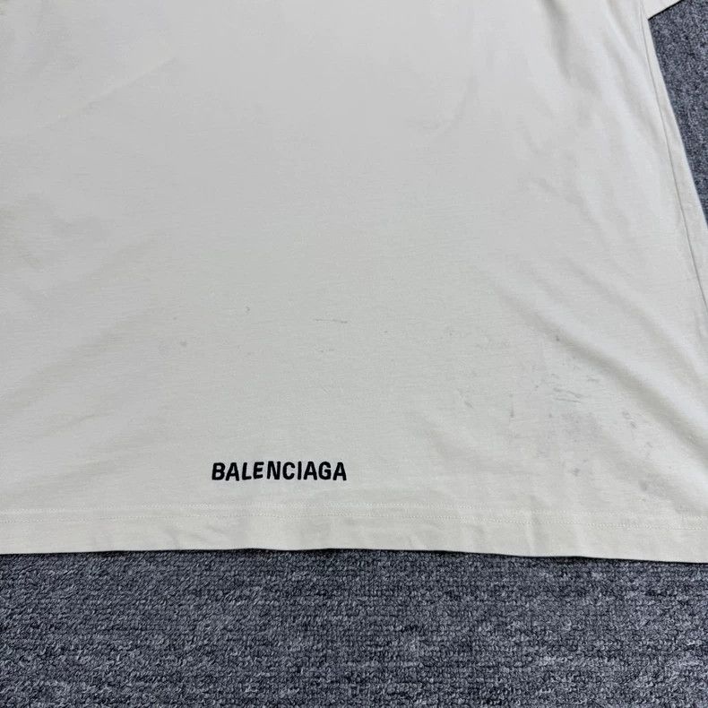 Balenciaga balenciaga embroidered short sleeve tee Size US S / EU 44-46 / 1 - 4 Thumbnail