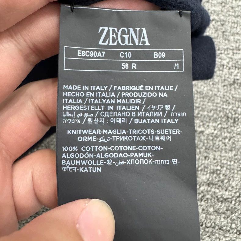 Ermenegildo Zegna zegna embossed logo short sleeve tee Size US XL / EU 56 / 4 - 4 Thumbnail